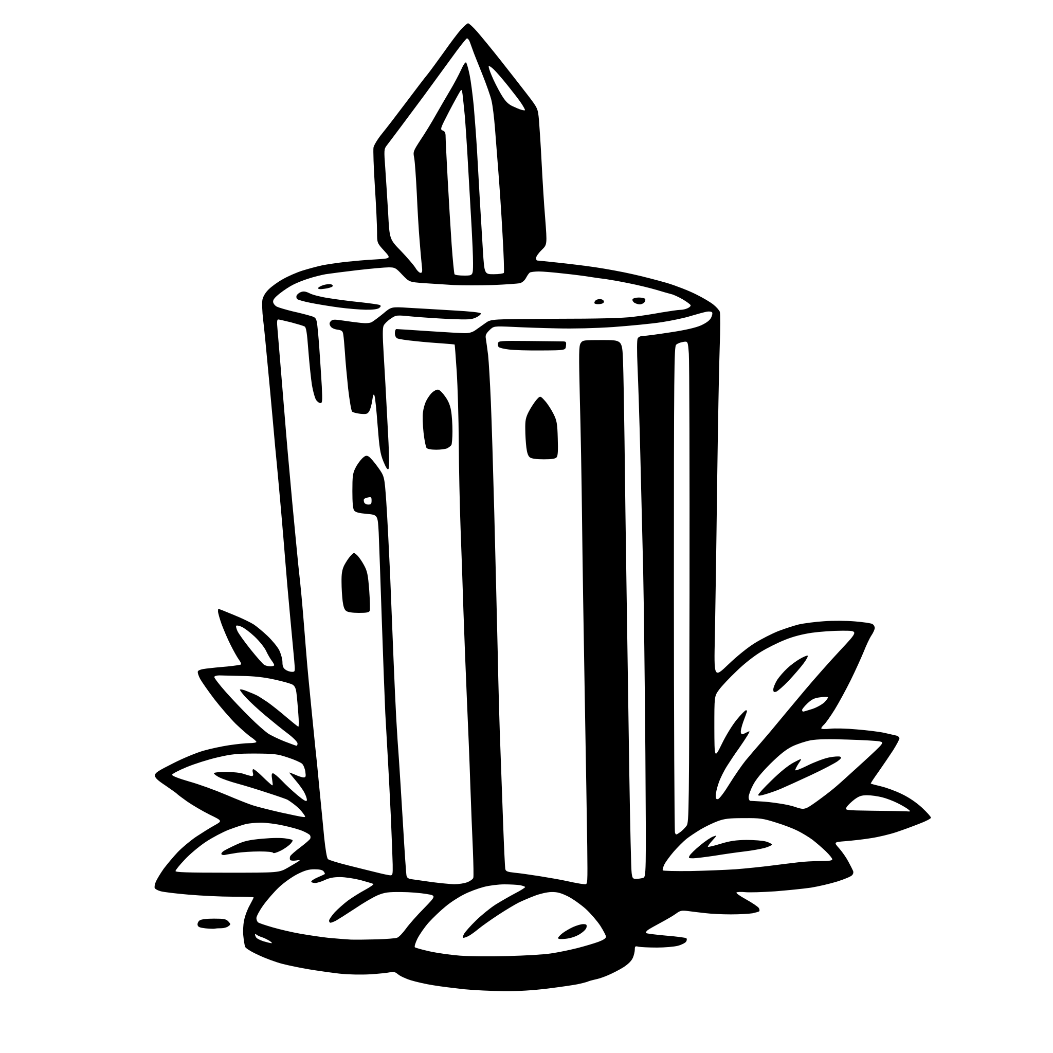 AI-generated SVG of a itzamna