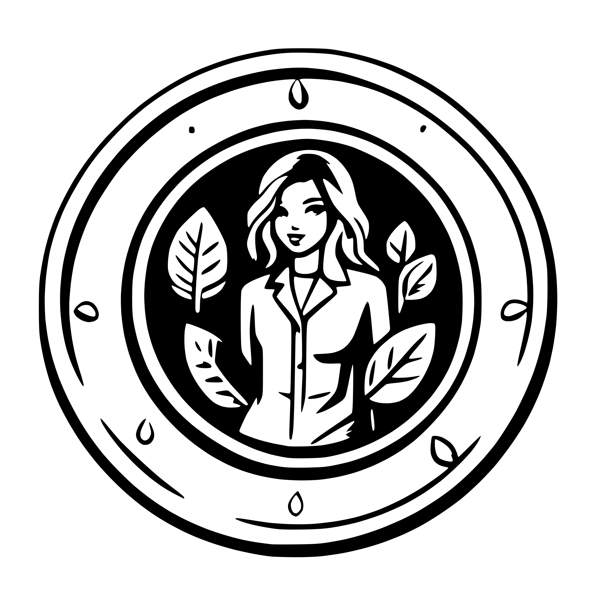 AI-generated SVG of a Create a logo for the client Bruna Lorandi with holistic elements, as she is a psychologist, and we need a logo that reflects her work.