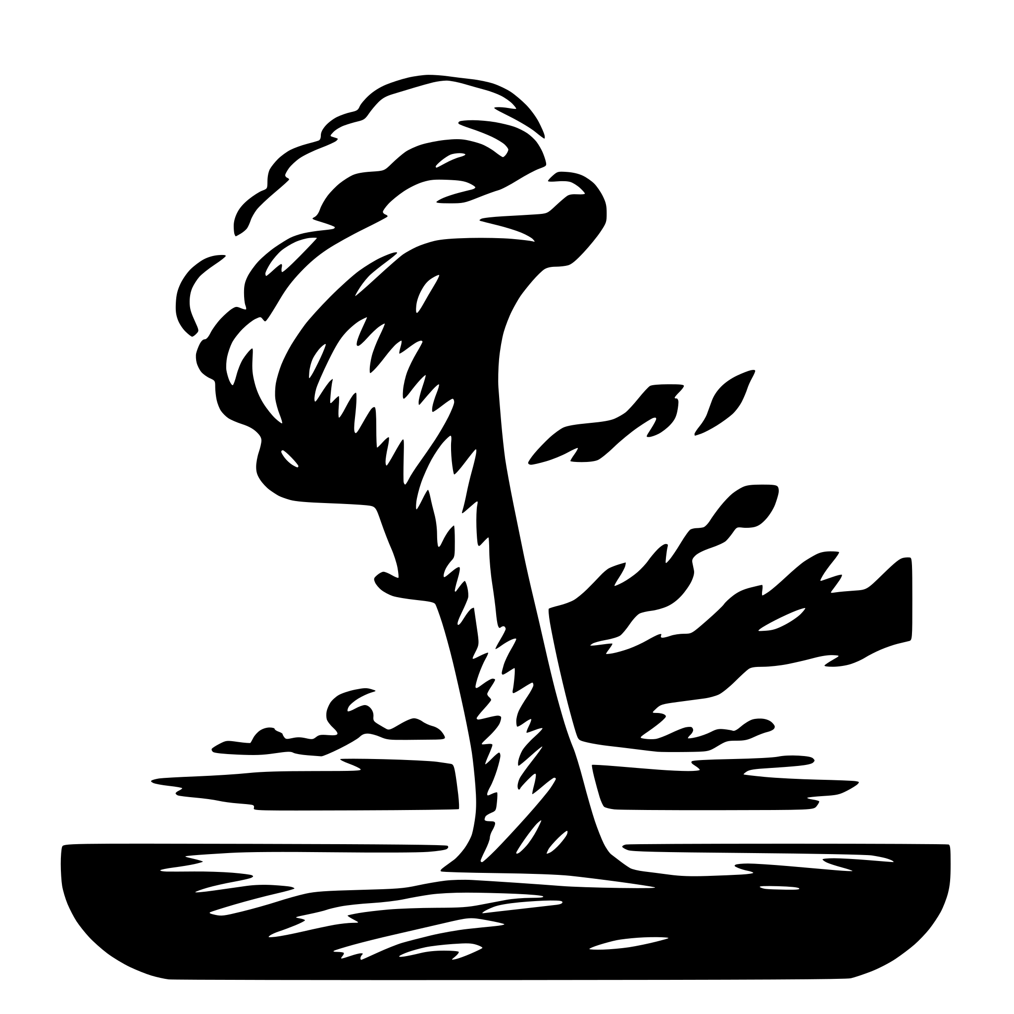 AI-generated SVG of a tornado