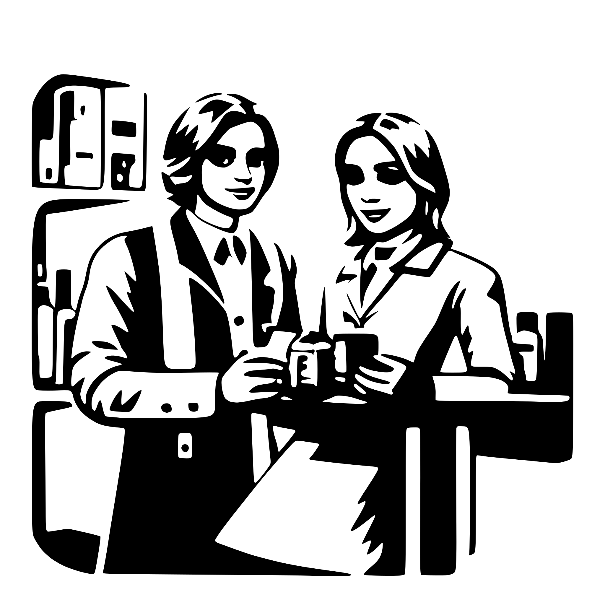 AI-generated SVG of a pharmacist