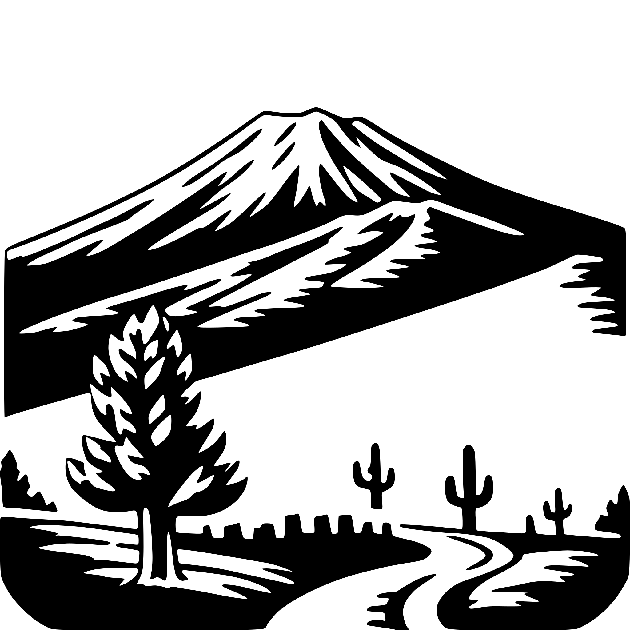 AI-generated SVG of a mount etna
