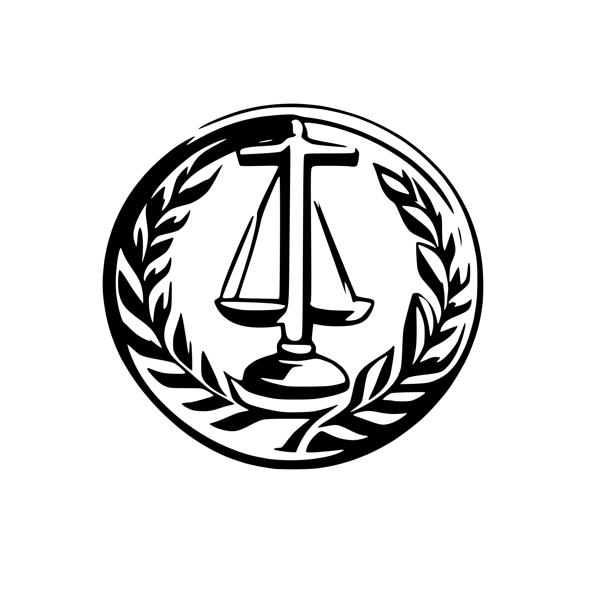 AI-generated SVG of a a logo thats based in the letter S for a law firm in brazil