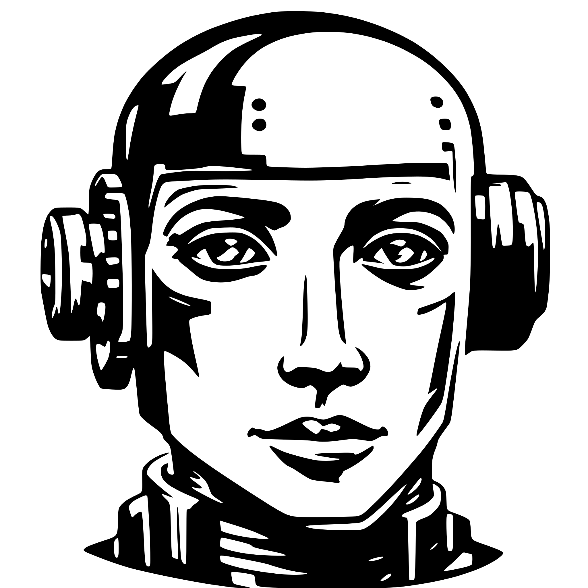 AI-generated SVG of 'Cyborg'