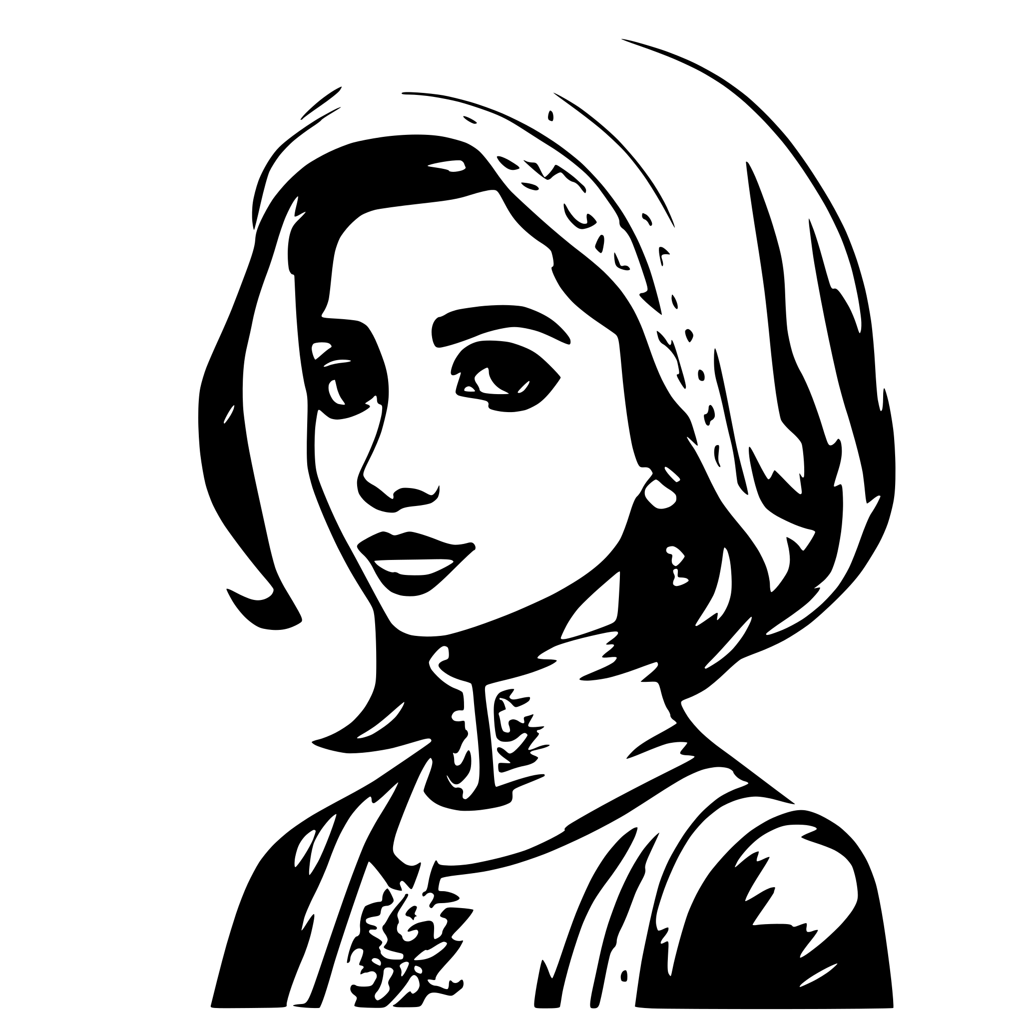 AI-generated SVG of 'PUTRI'