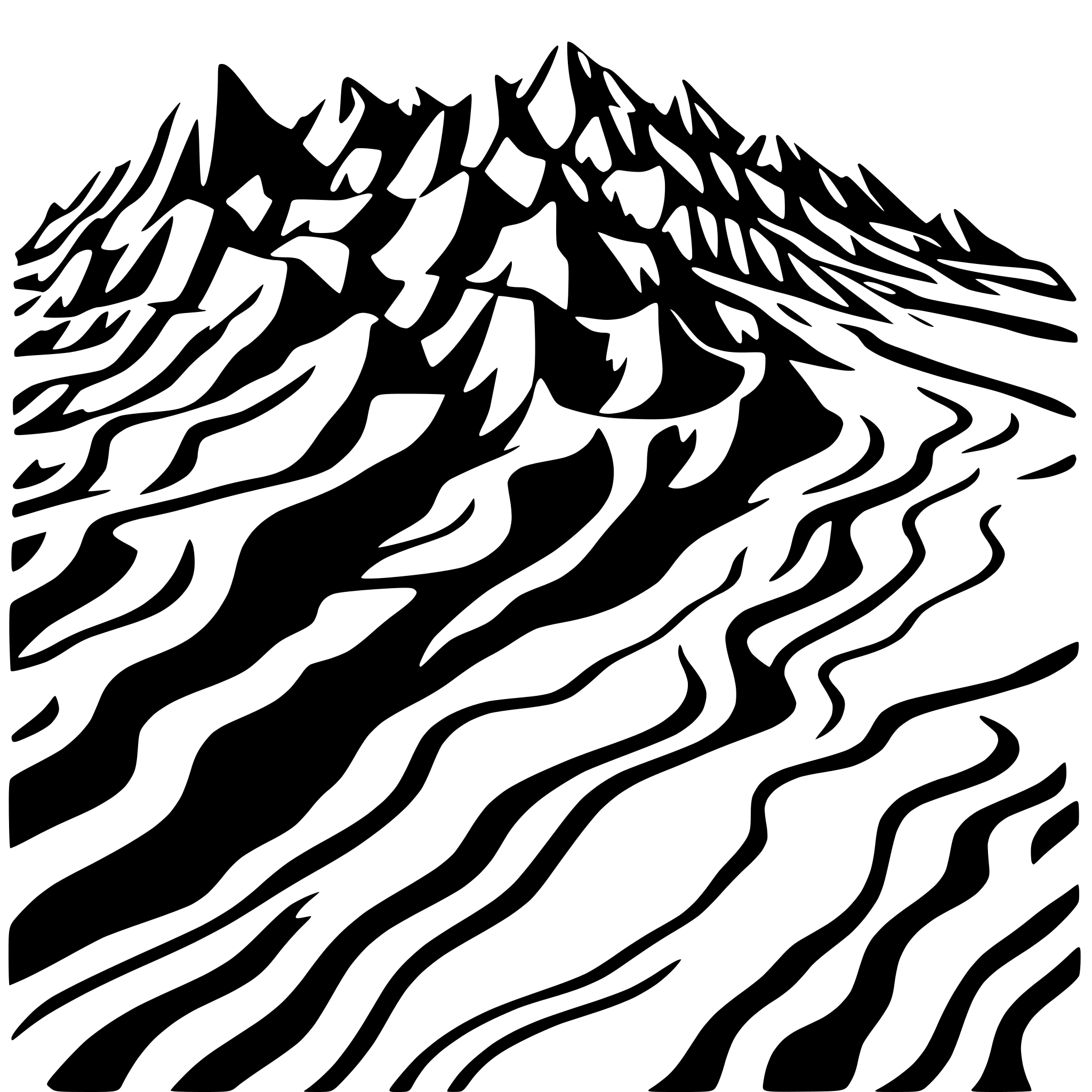 AI-generated SVG of 'topography pattern'
