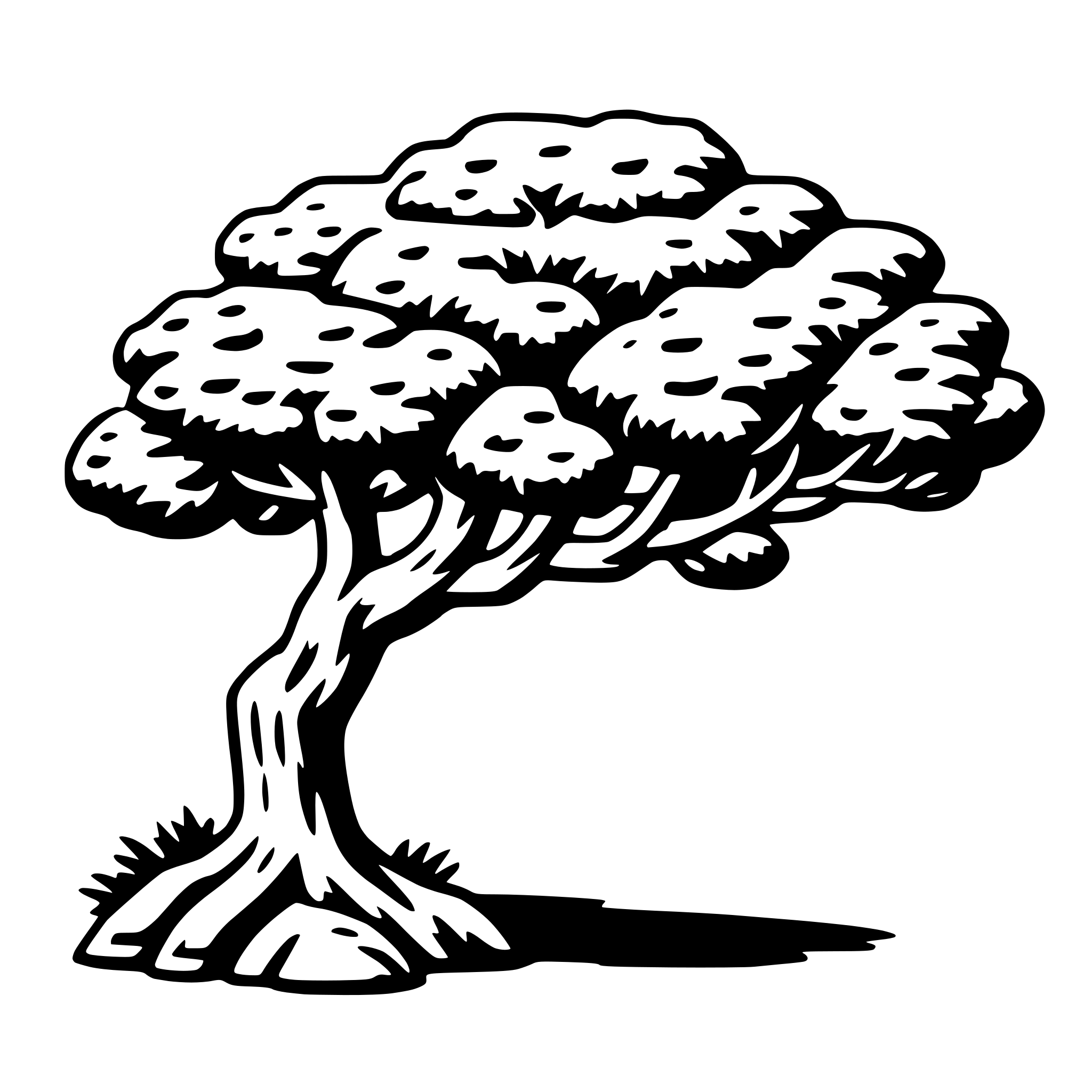 AI-generated SVG of 'juniper tree'