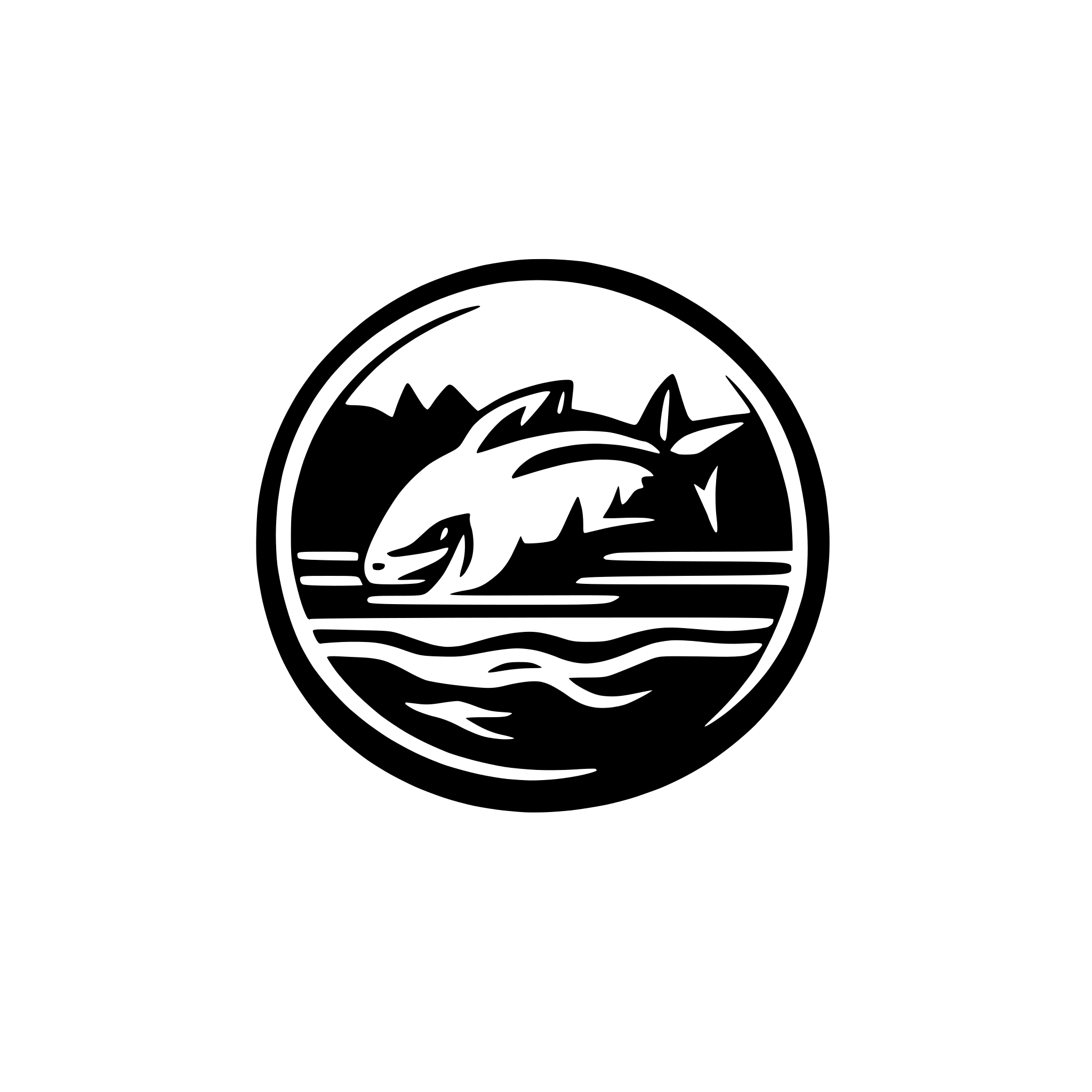 AI-generated SVG of 'sea wolf'