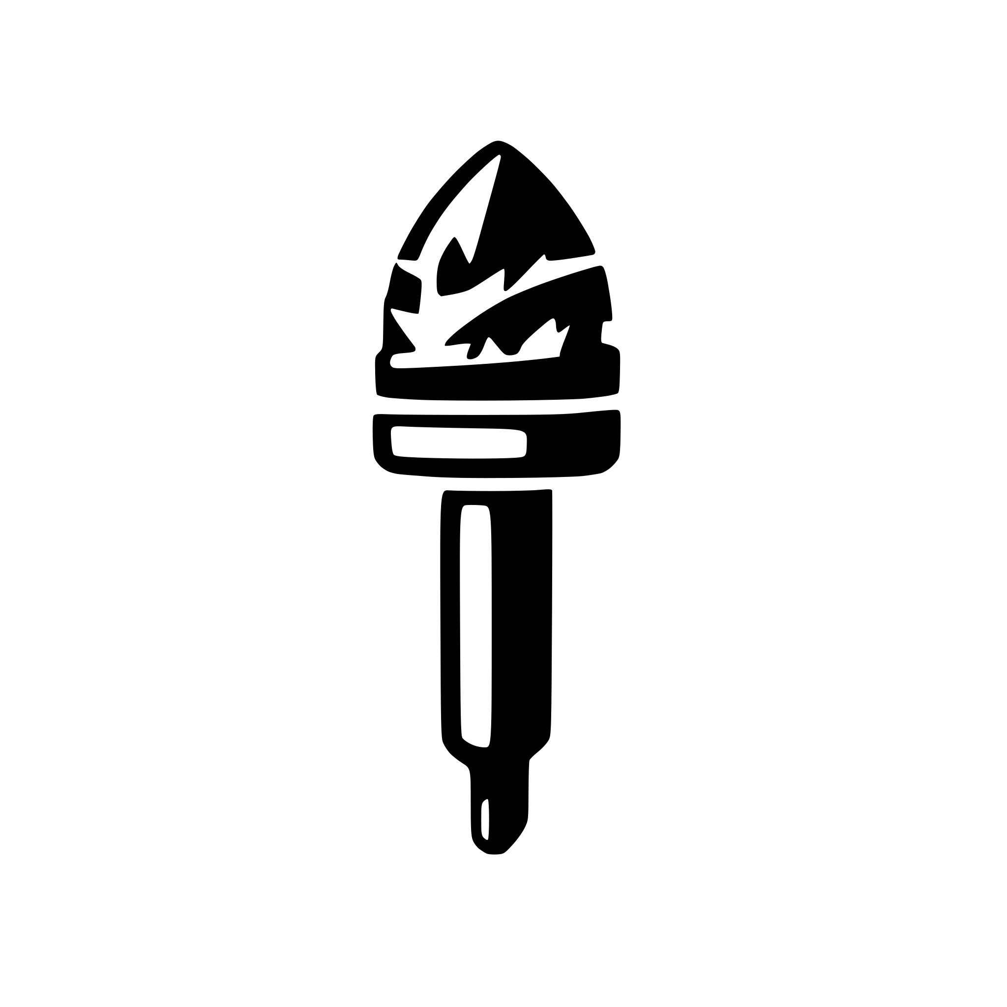 AI-generated SVG of a drill bit svg icon, Lucide style