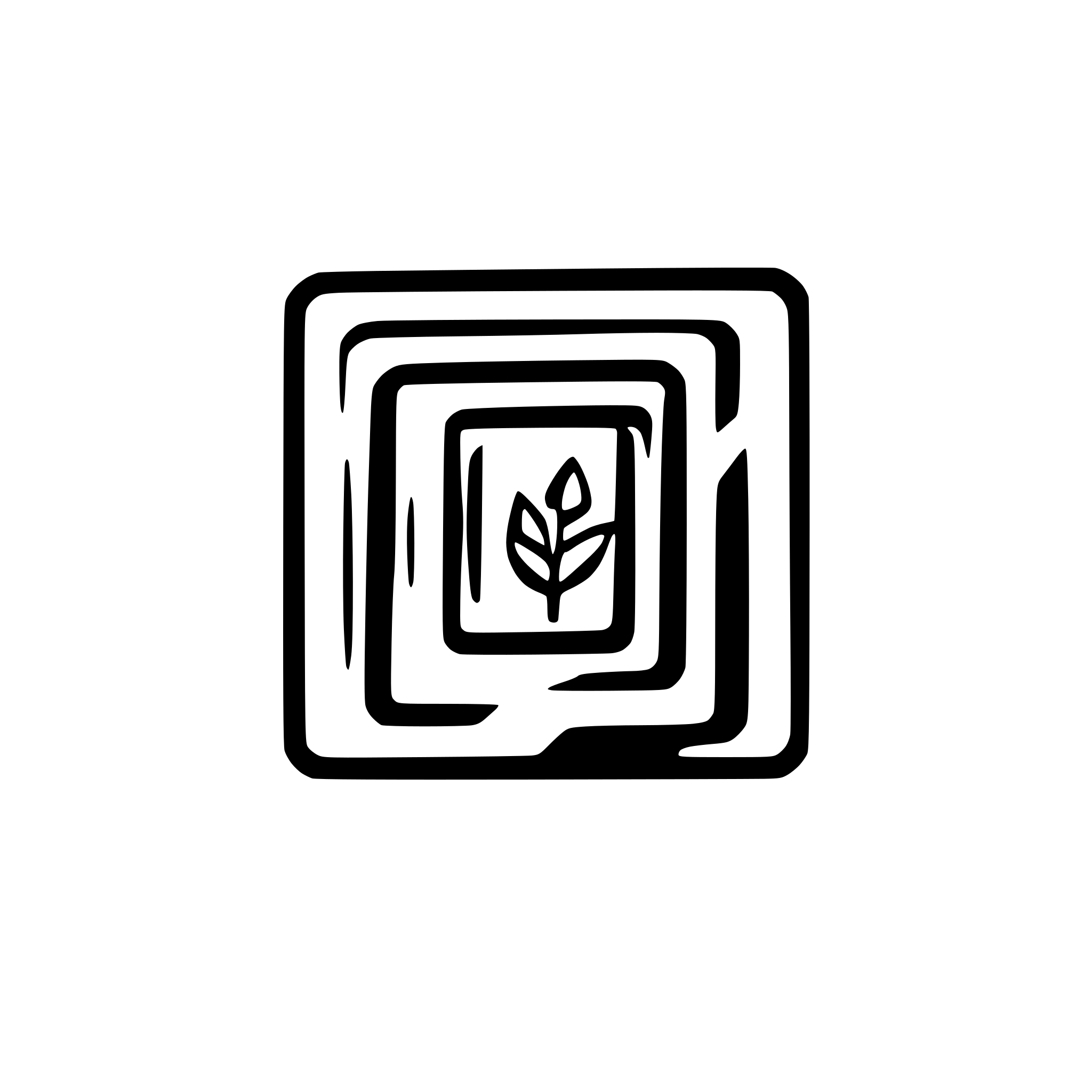 AI-generated SVG of a postage stamp frame/border, square shape, icon-based style, clean lines