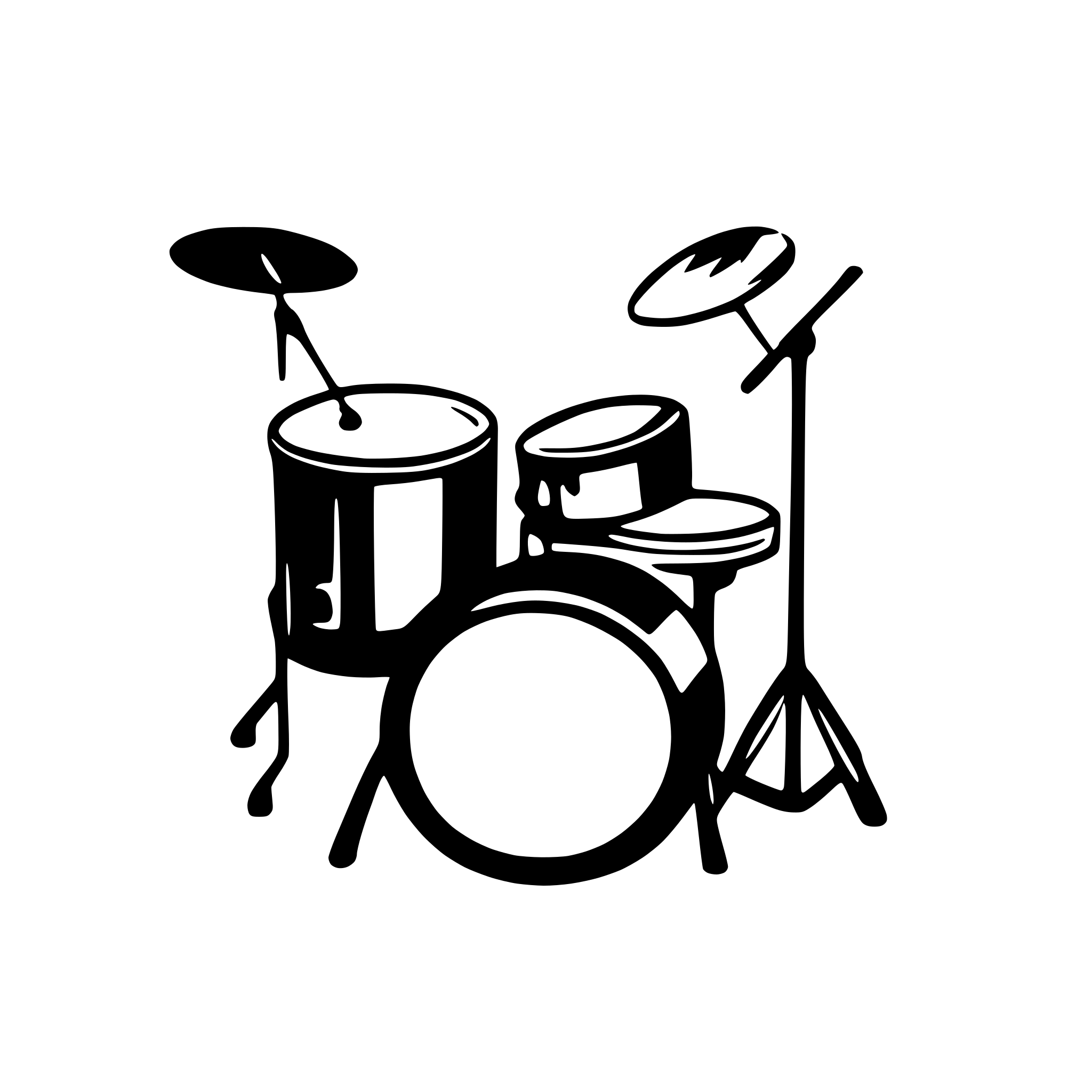 AI-generated SVG of 'drums'