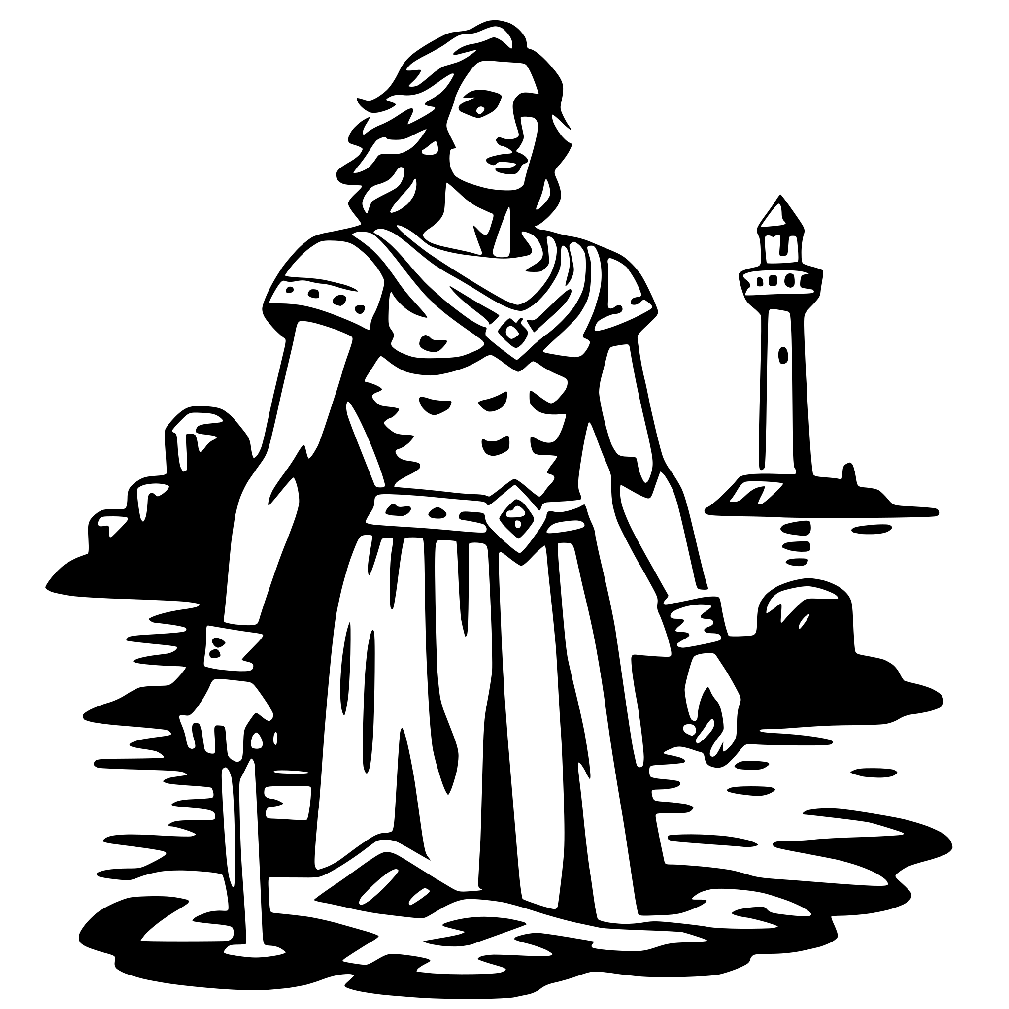 AI-generated SVG of 'poseidon'