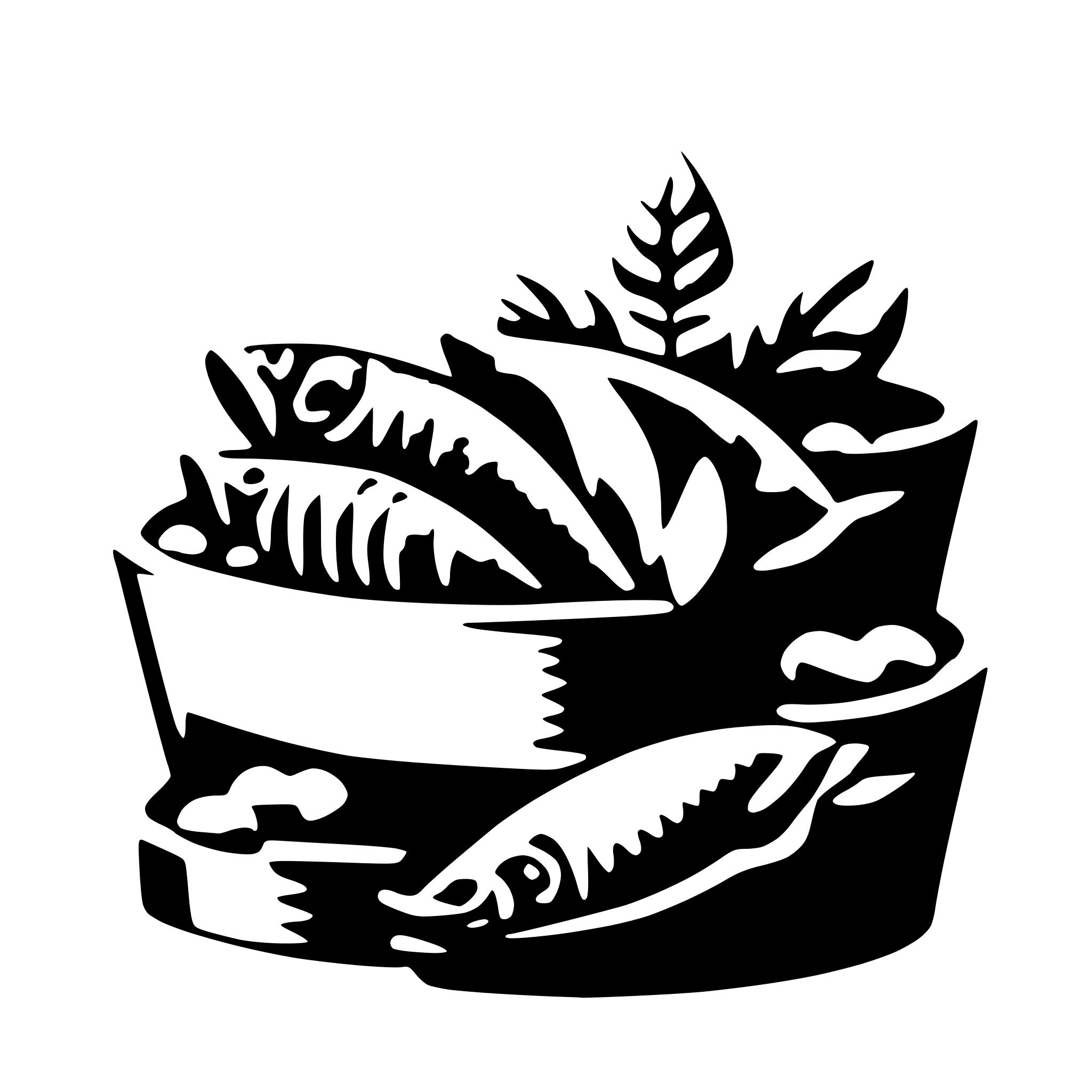 AI-generated SVG of a gourmet seafood products