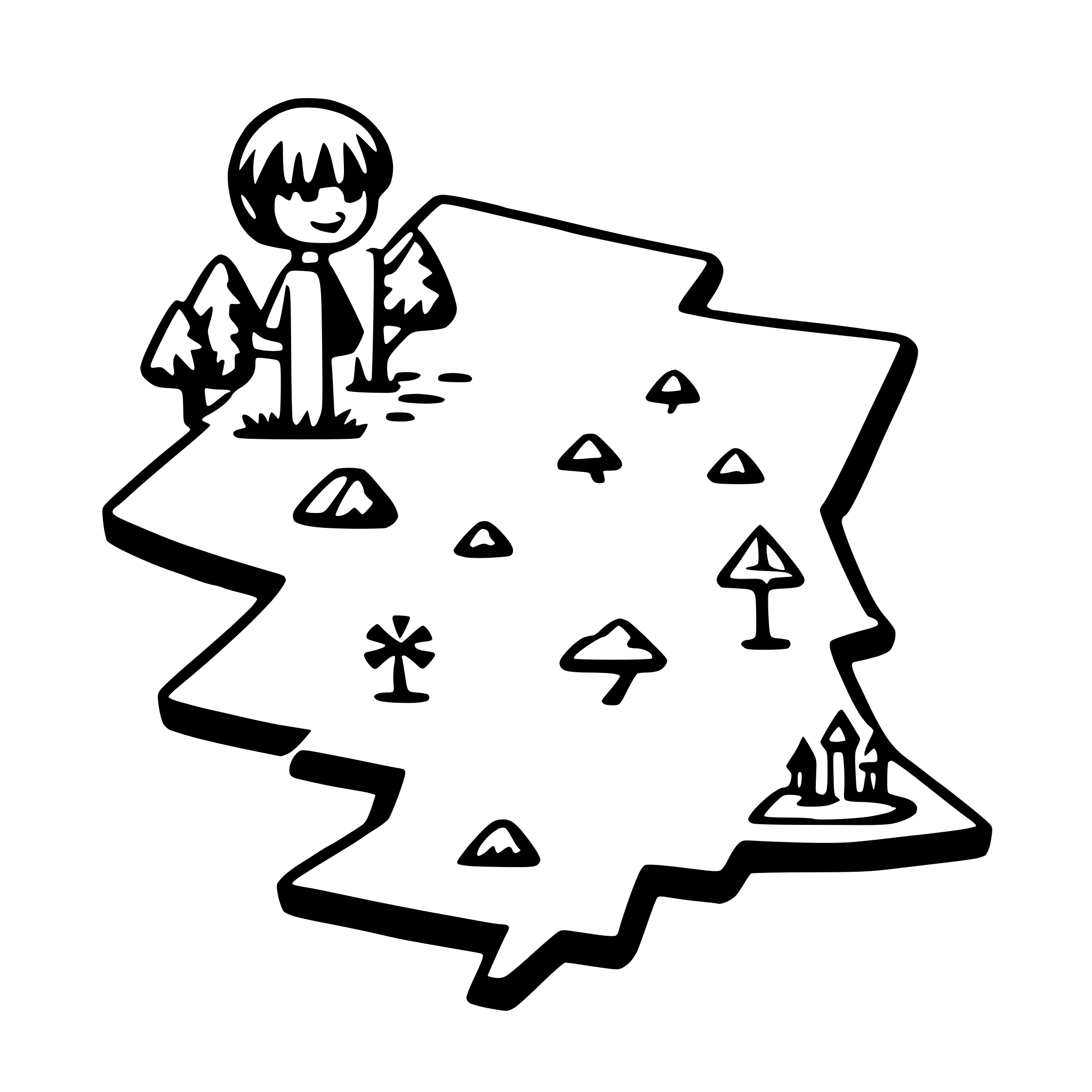 AI-generated SVG of 'couple's travel map'