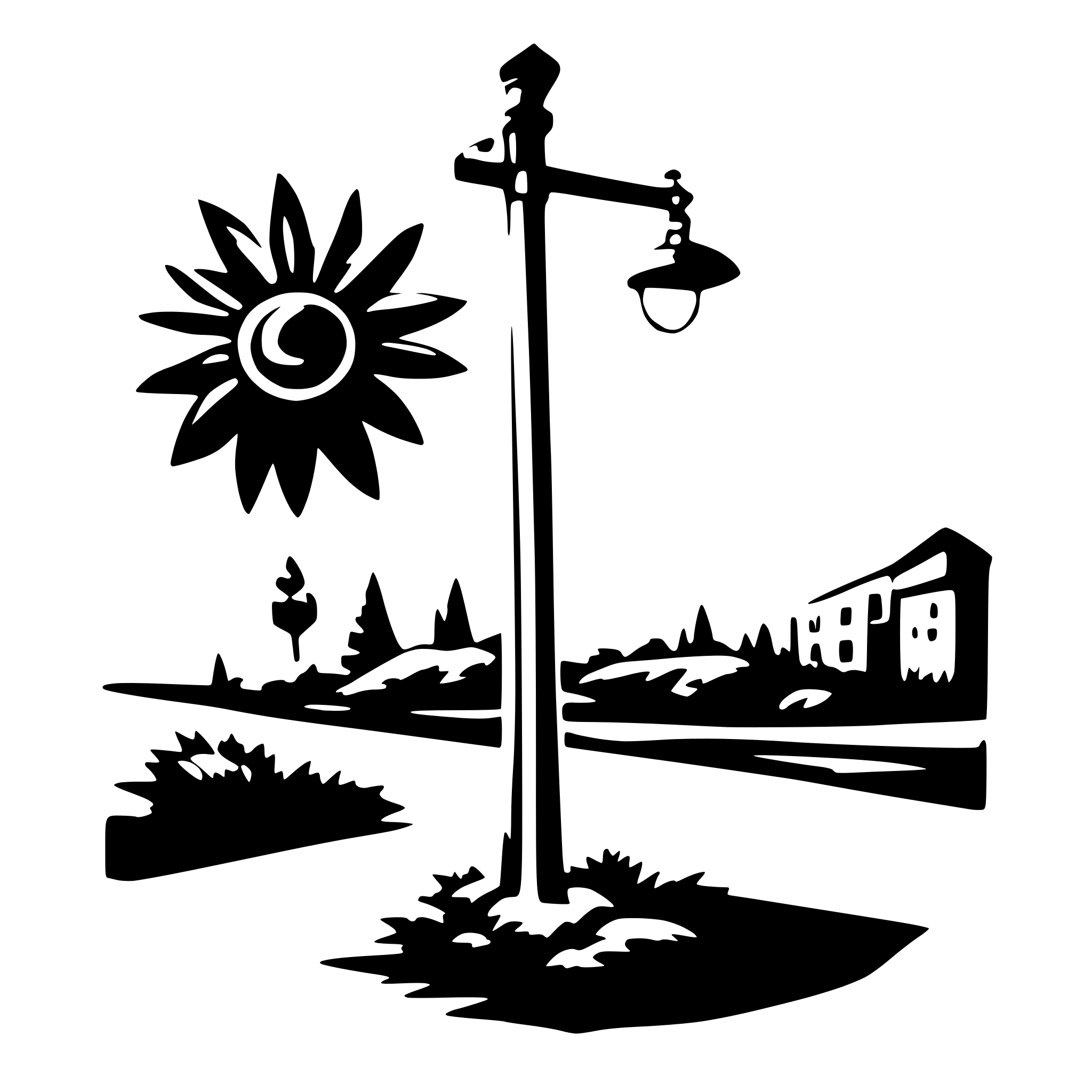 AI-generated SVG of a TENDE DA SOLE