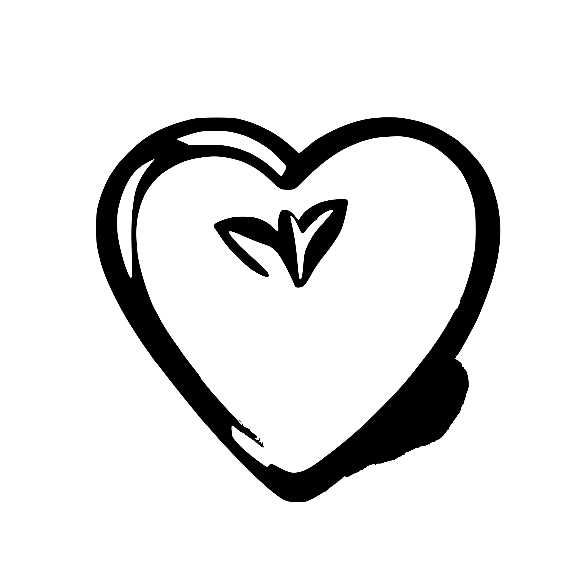 AI-generated SVG of a heart clipart