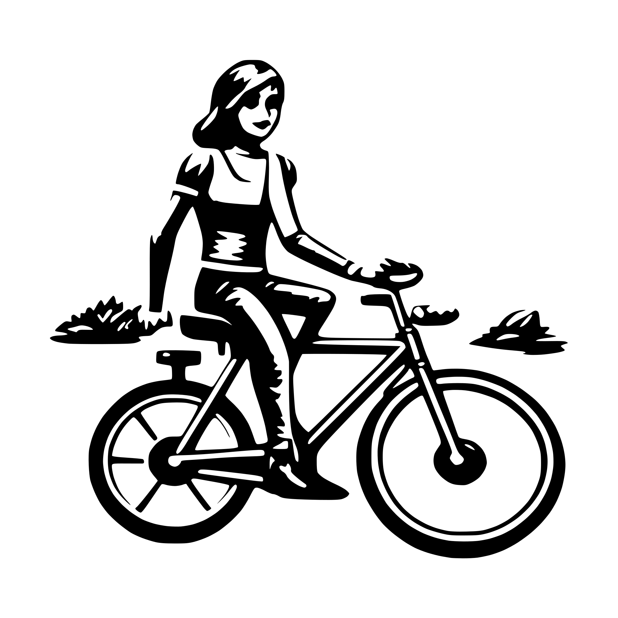 AI-generated SVG of 'a cycle'