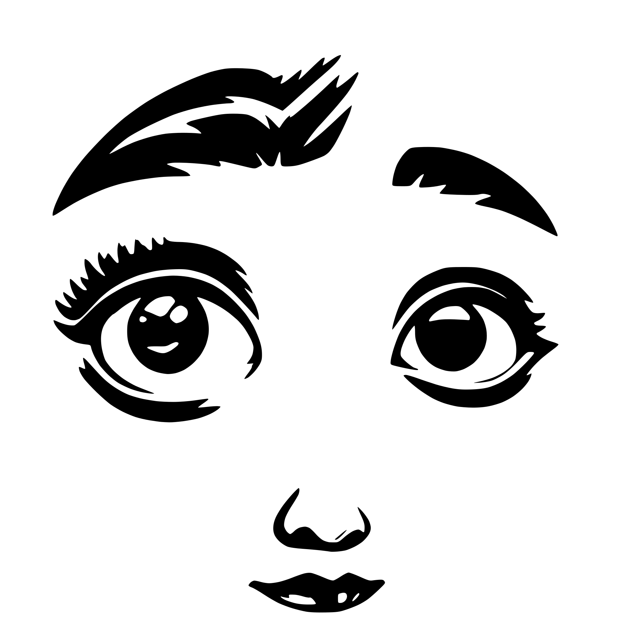 AI-generated SVG of 'children Eye exercises'