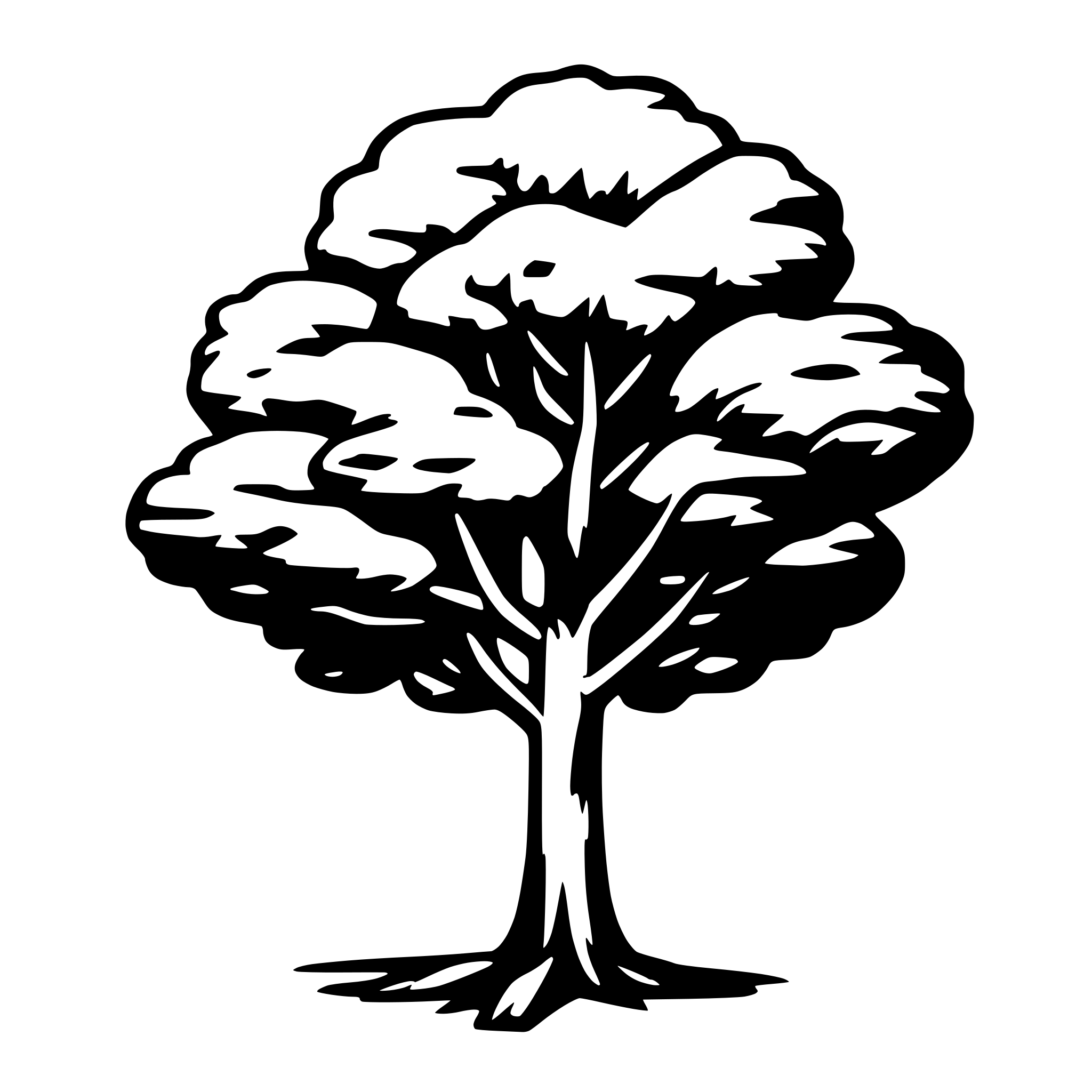 AI-generated SVG of a tree