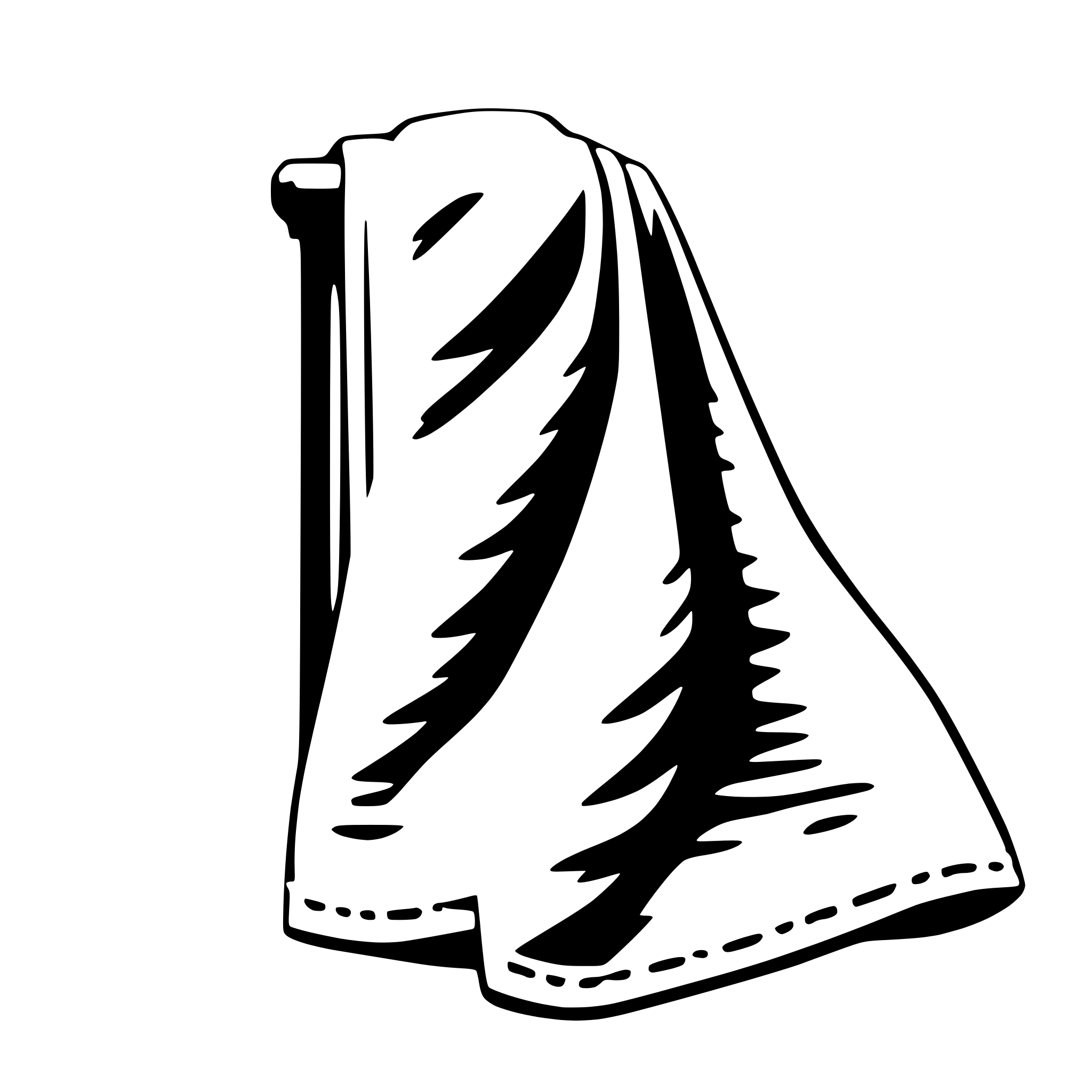 AI-generated SVG of a towel