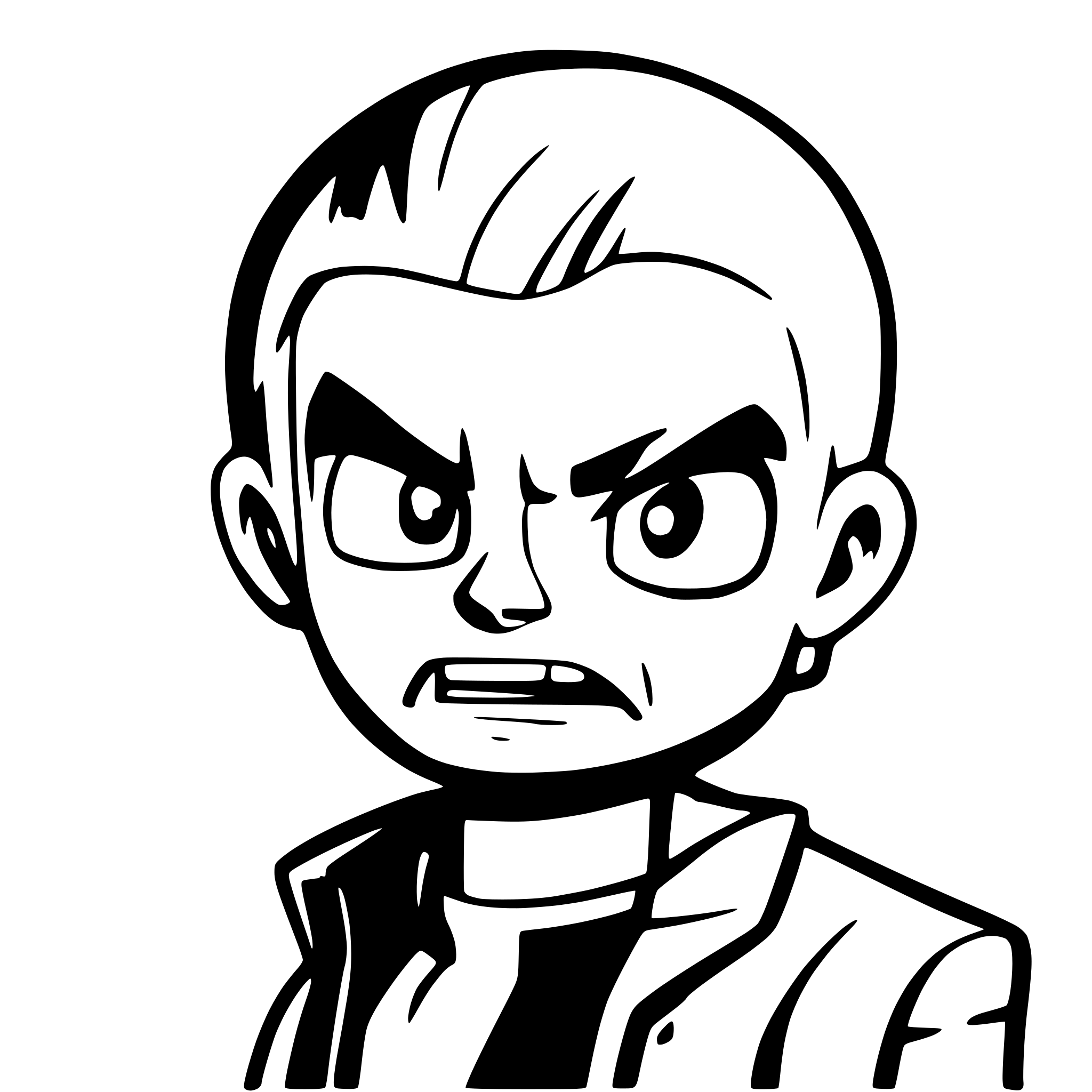 AI-generated SVG of 'very angry man'