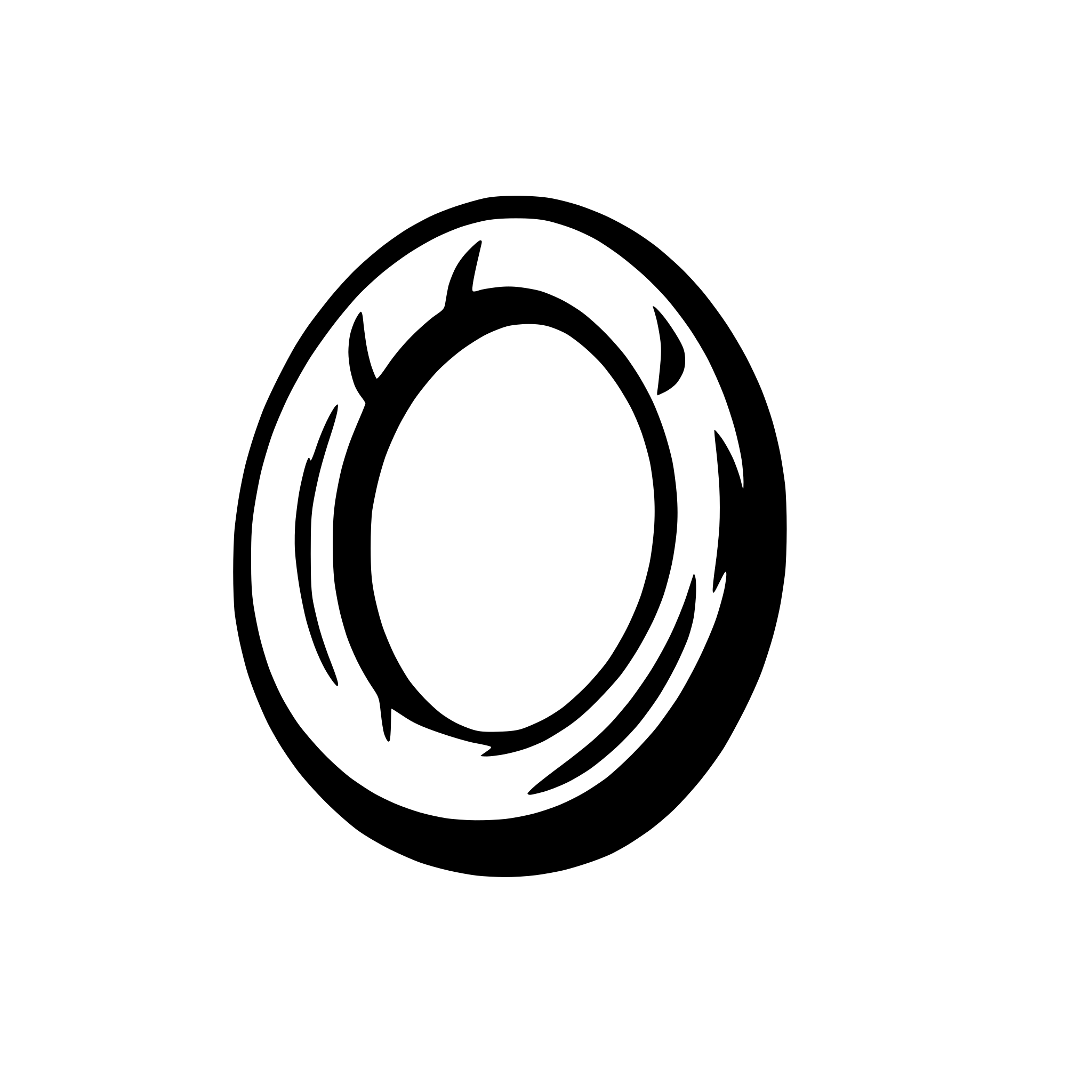 AI-generated SVG of a a simple flat horseshoe