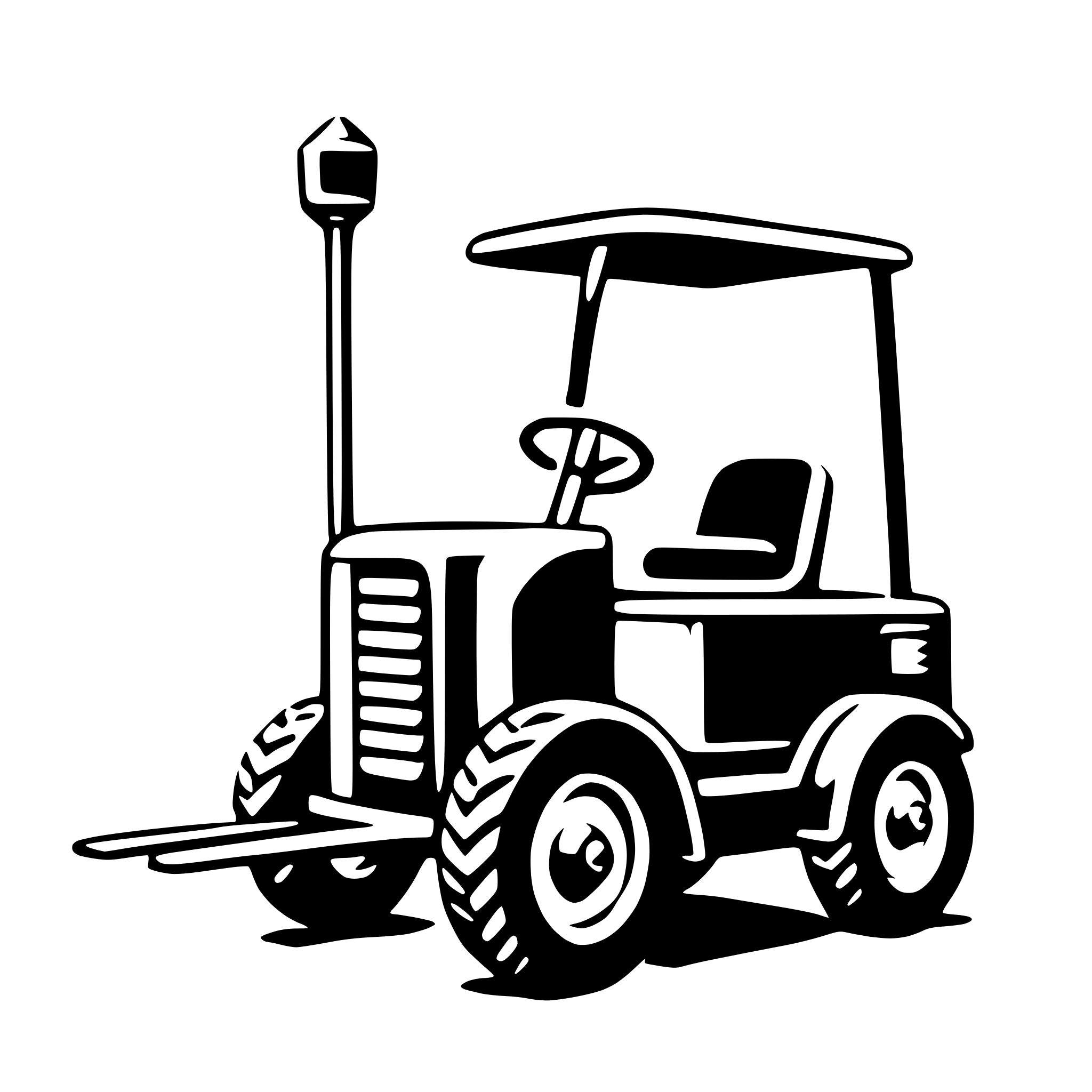 AI-generated SVG of a forklift