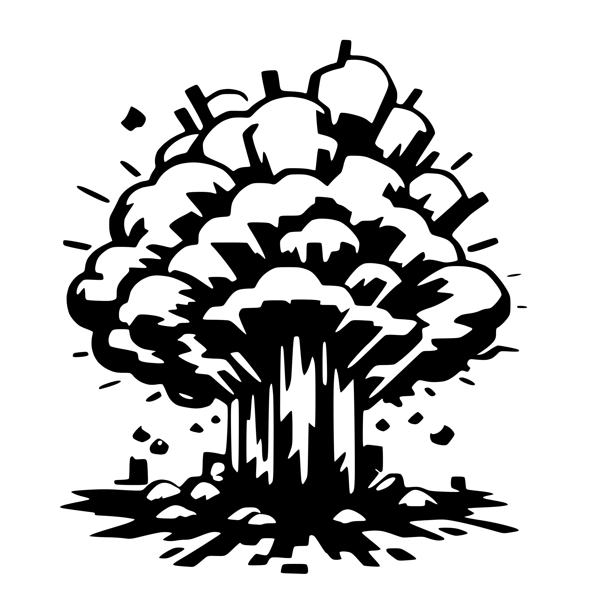 AI-generated SVG of 'explosion small'