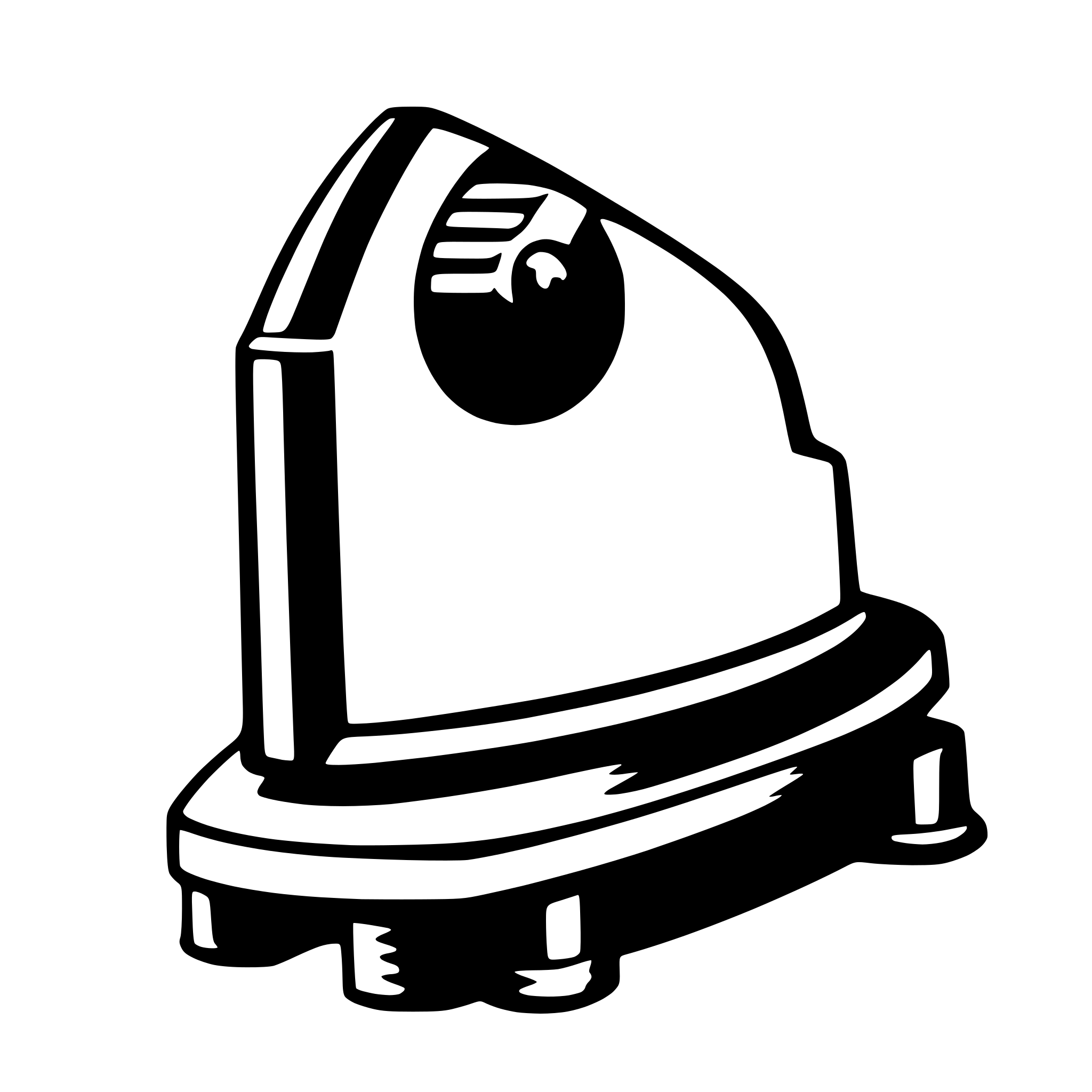 AI-generated SVG of a iron