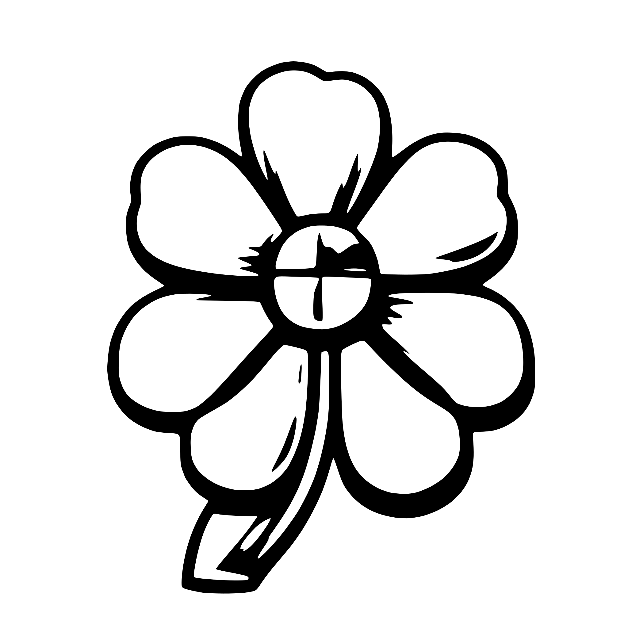 AI-generated SVG of a Generate a beautiful lucky cloverleaf