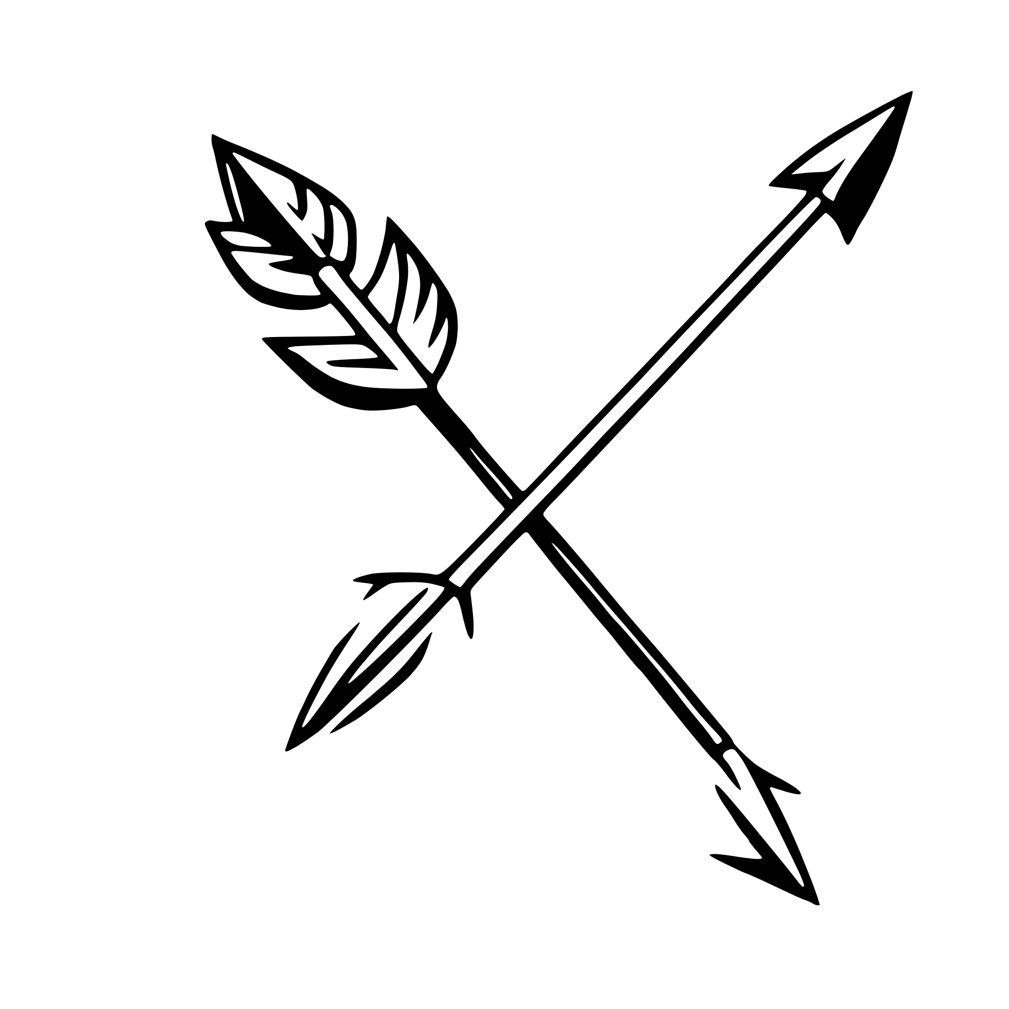 AI-generated SVG of 'love arrows'