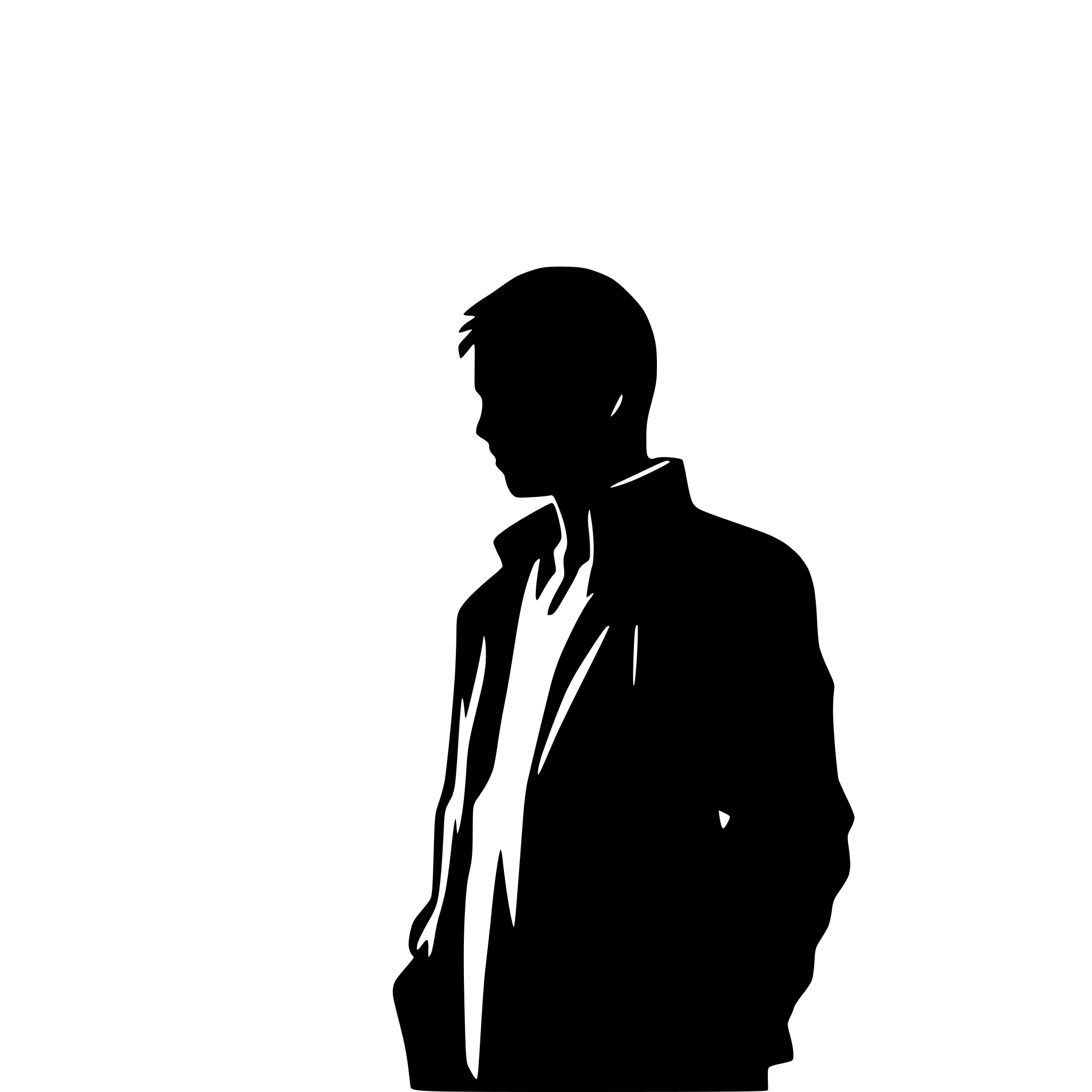 AI-generated SVG of a A man  sihouette