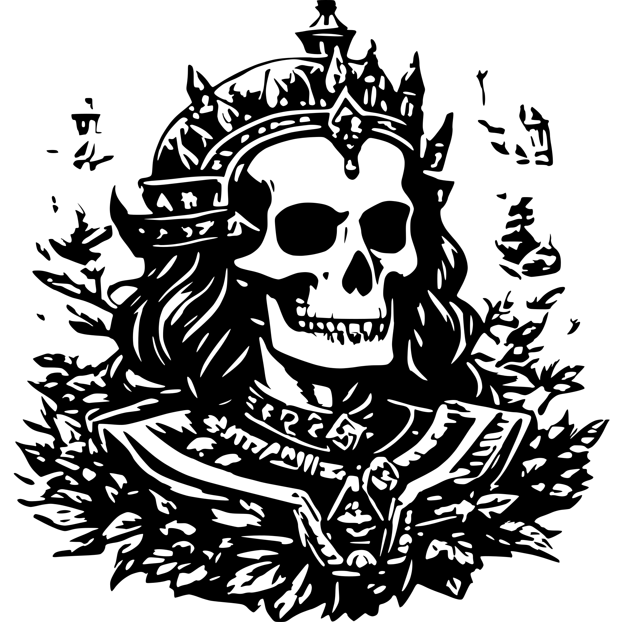 AI-generated SVG of 'Emperor death'