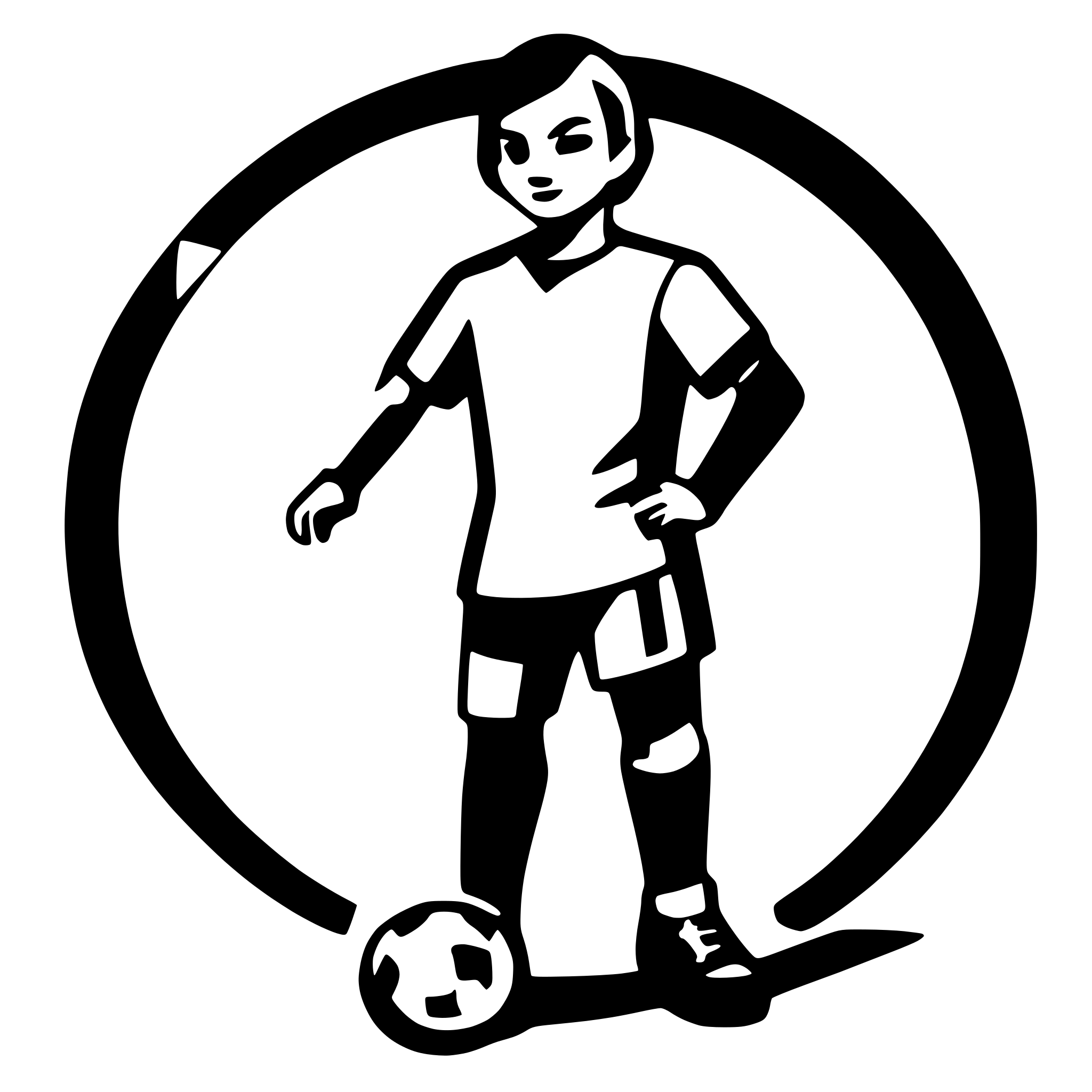 AI-generated SVG of a soccer player