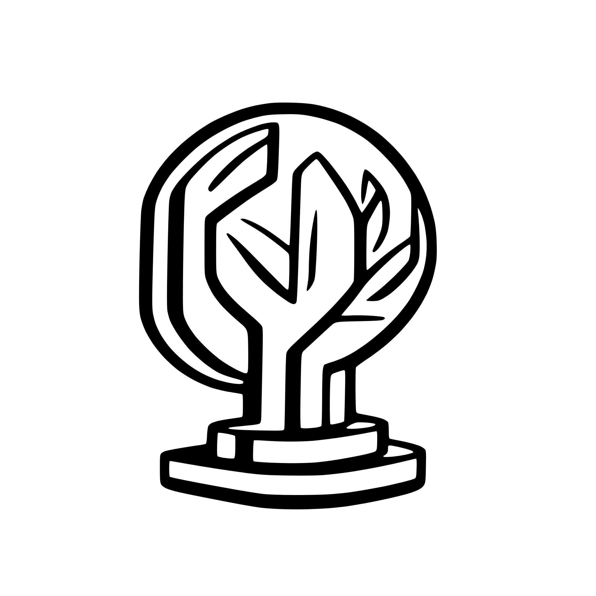 AI-generated SVG of 'tech company line art logo'