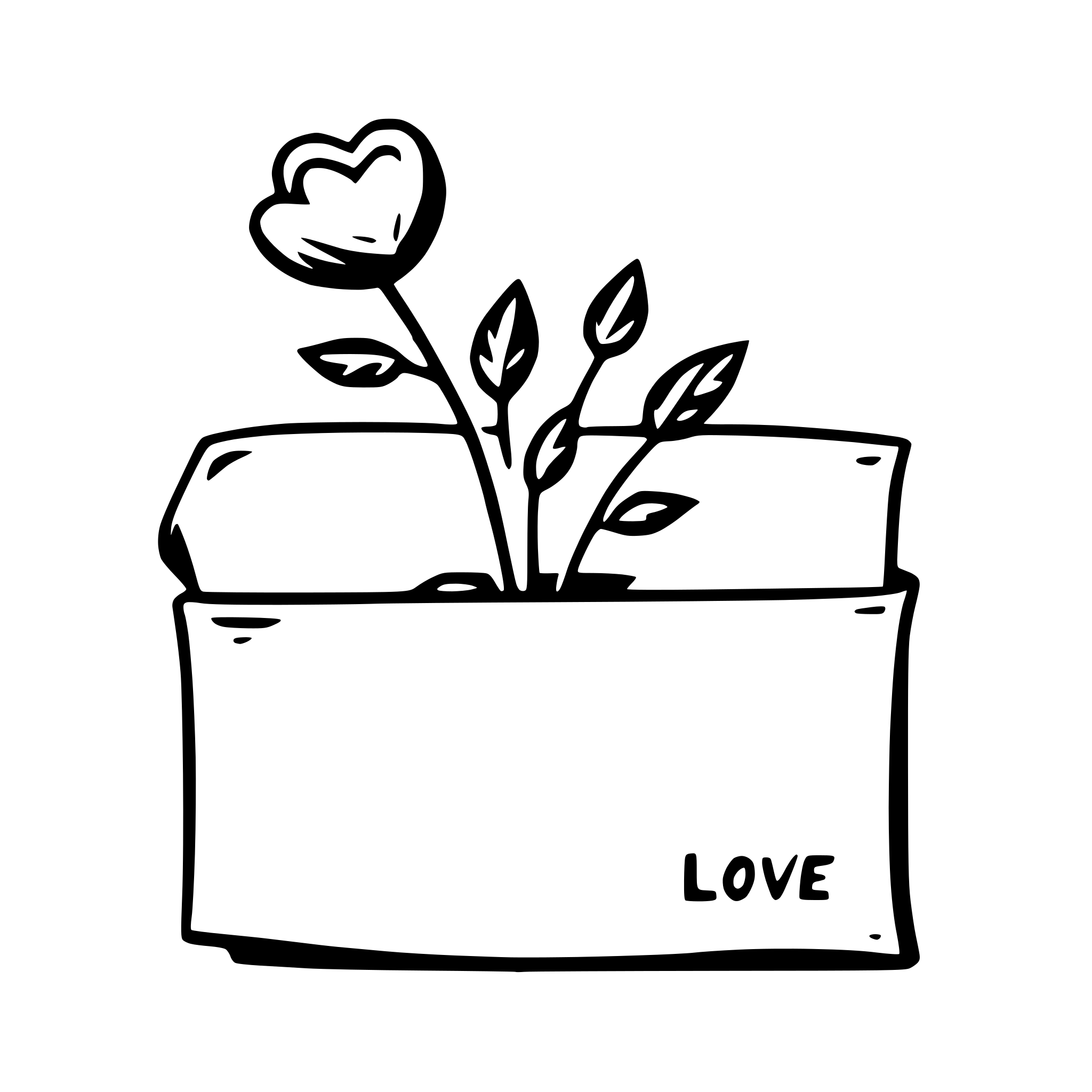 AI-generated SVG of 'handwritten love note'