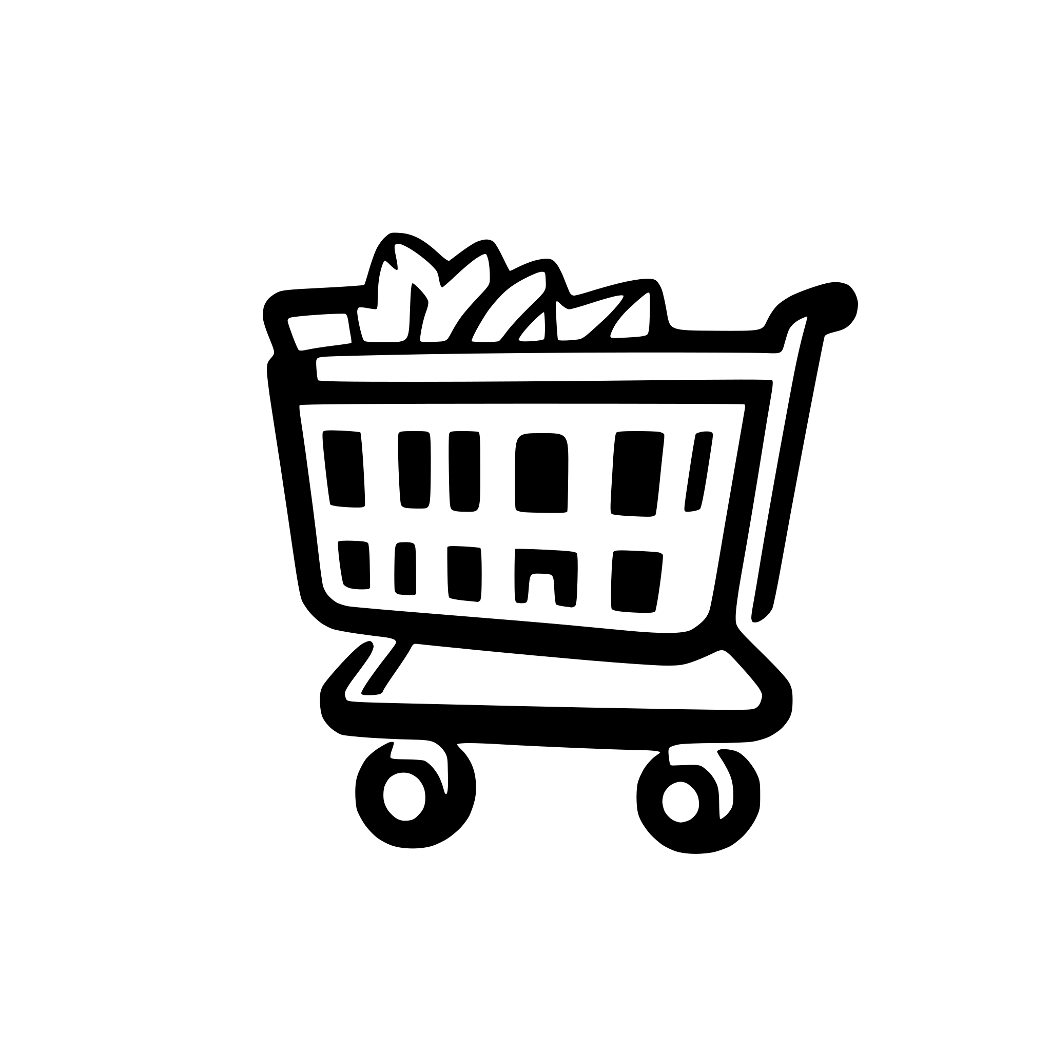 AI-generated SVG of a shopping cart clear
