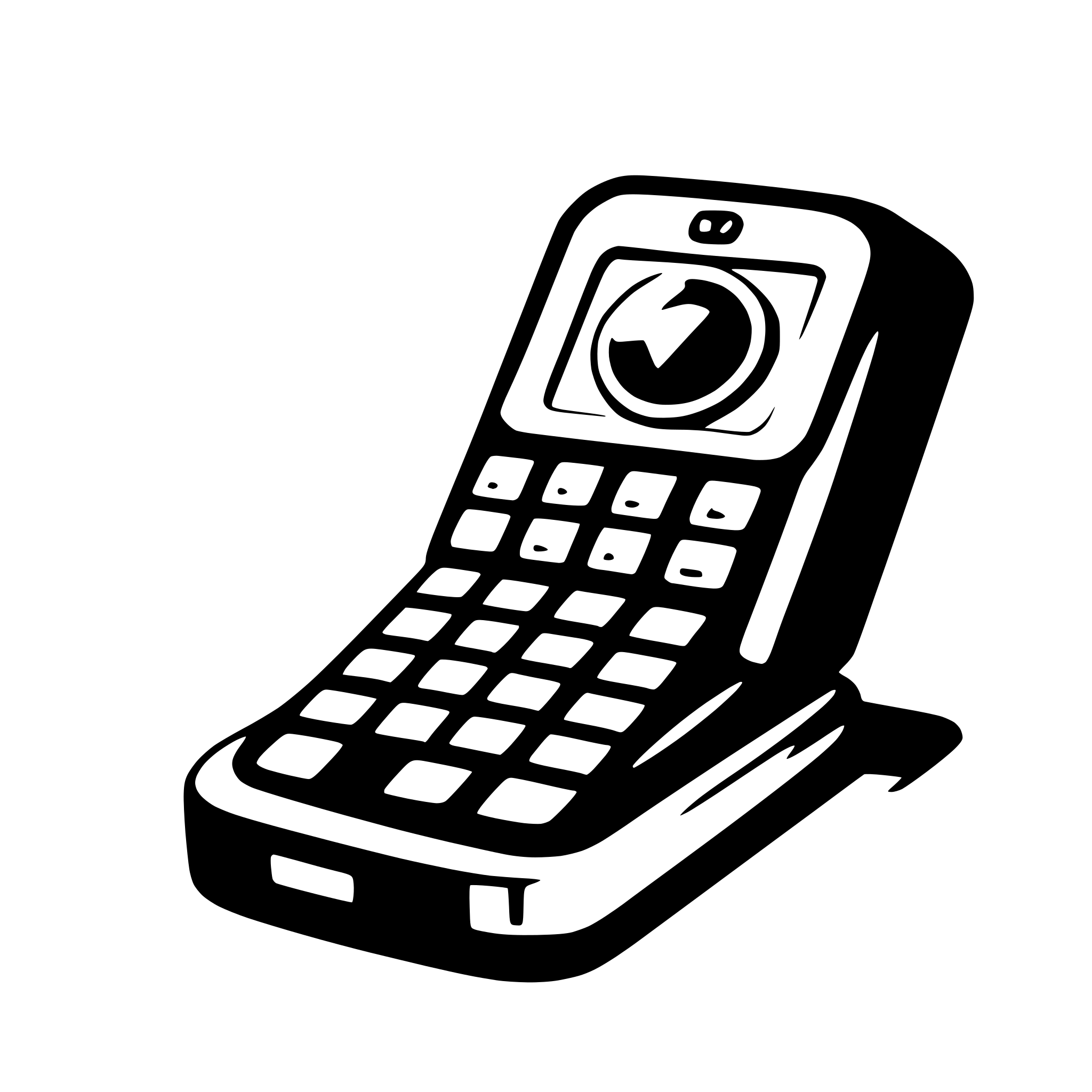 AI-generated SVG of 'cell phone'