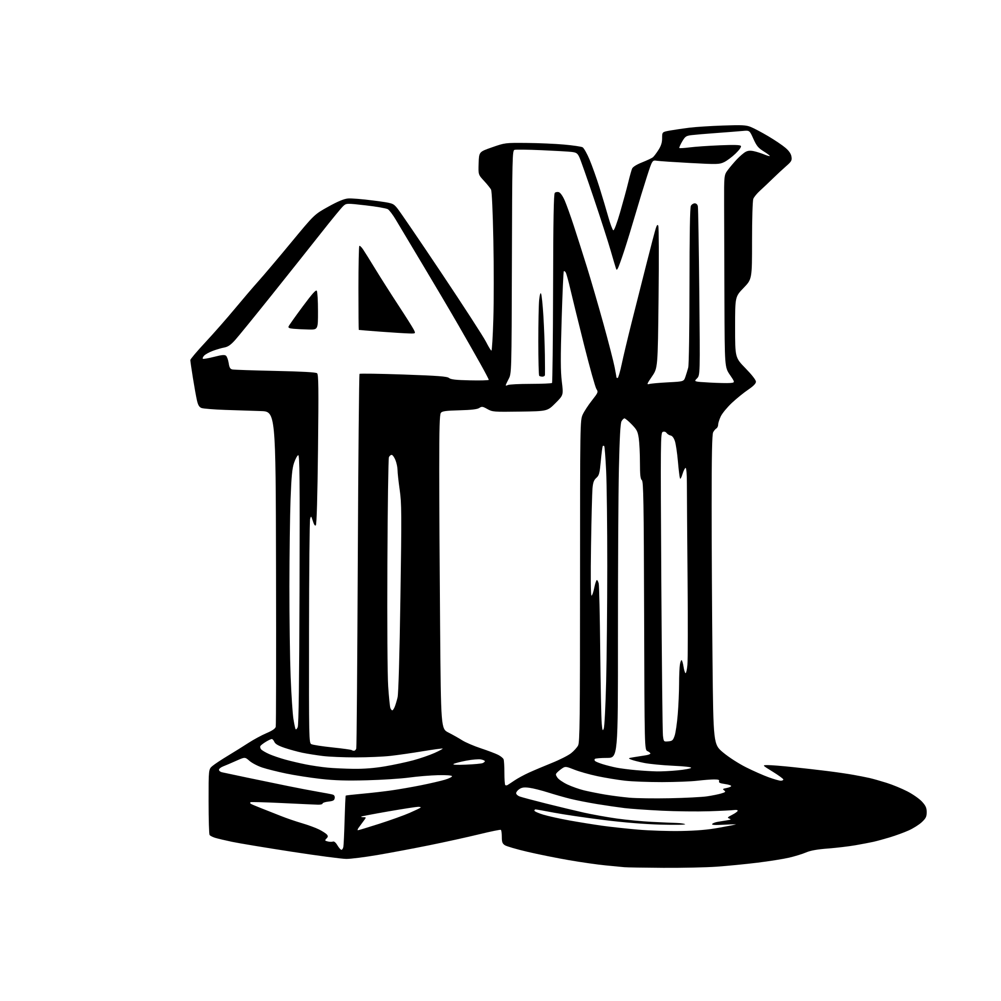 AI-generated SVG of a Capital M and P