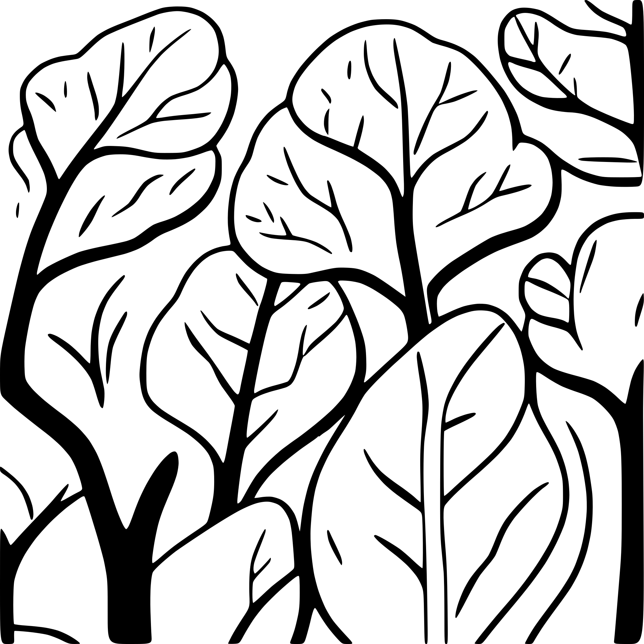 AI-generated SVG of 'forest'