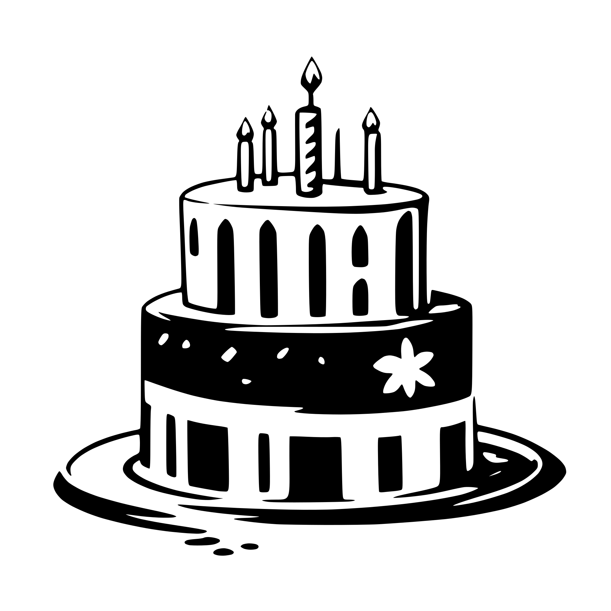 AI-generated SVG of a Happy Birthday
