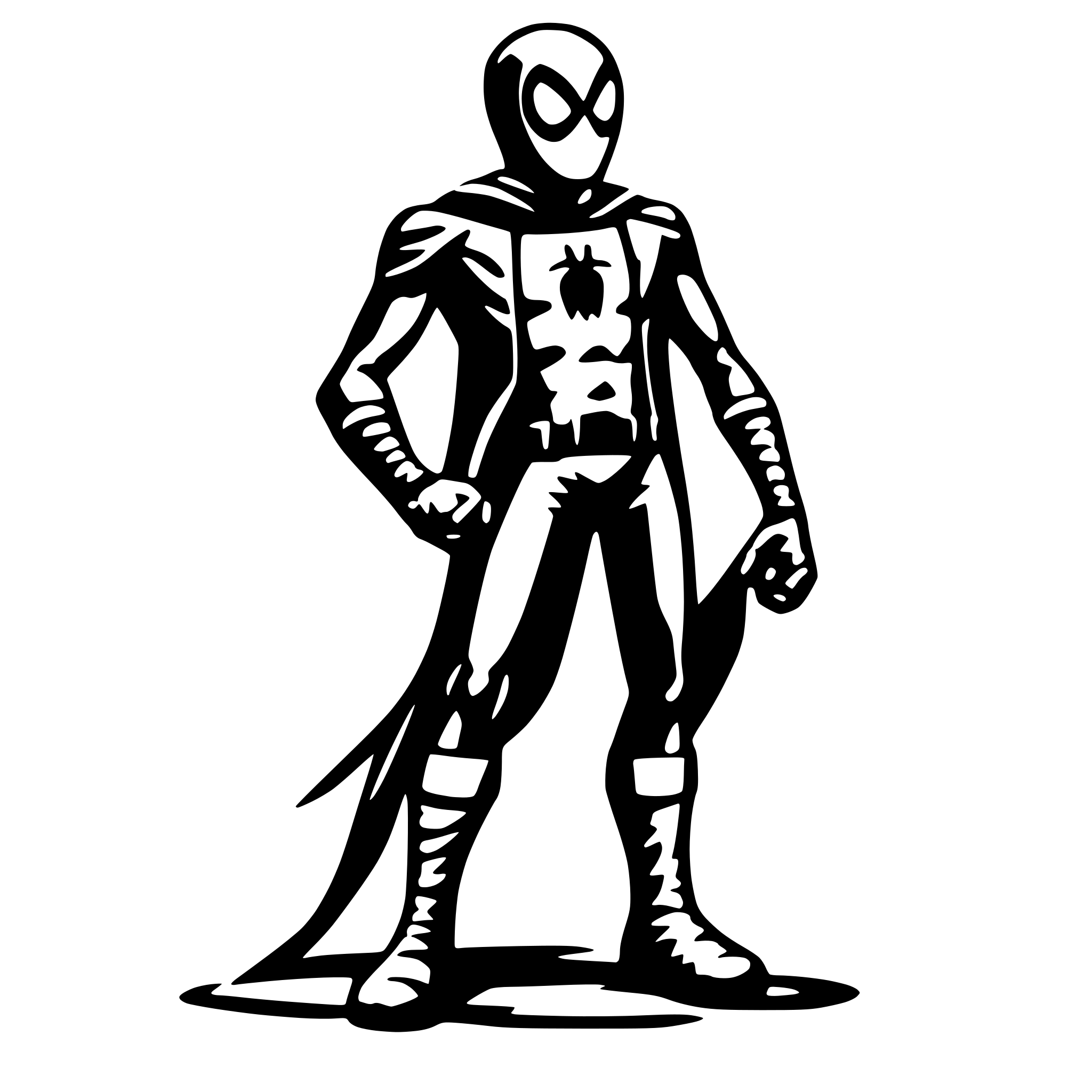 AI-generated SVG of 'DIBUJO DE SPIDERMAN'