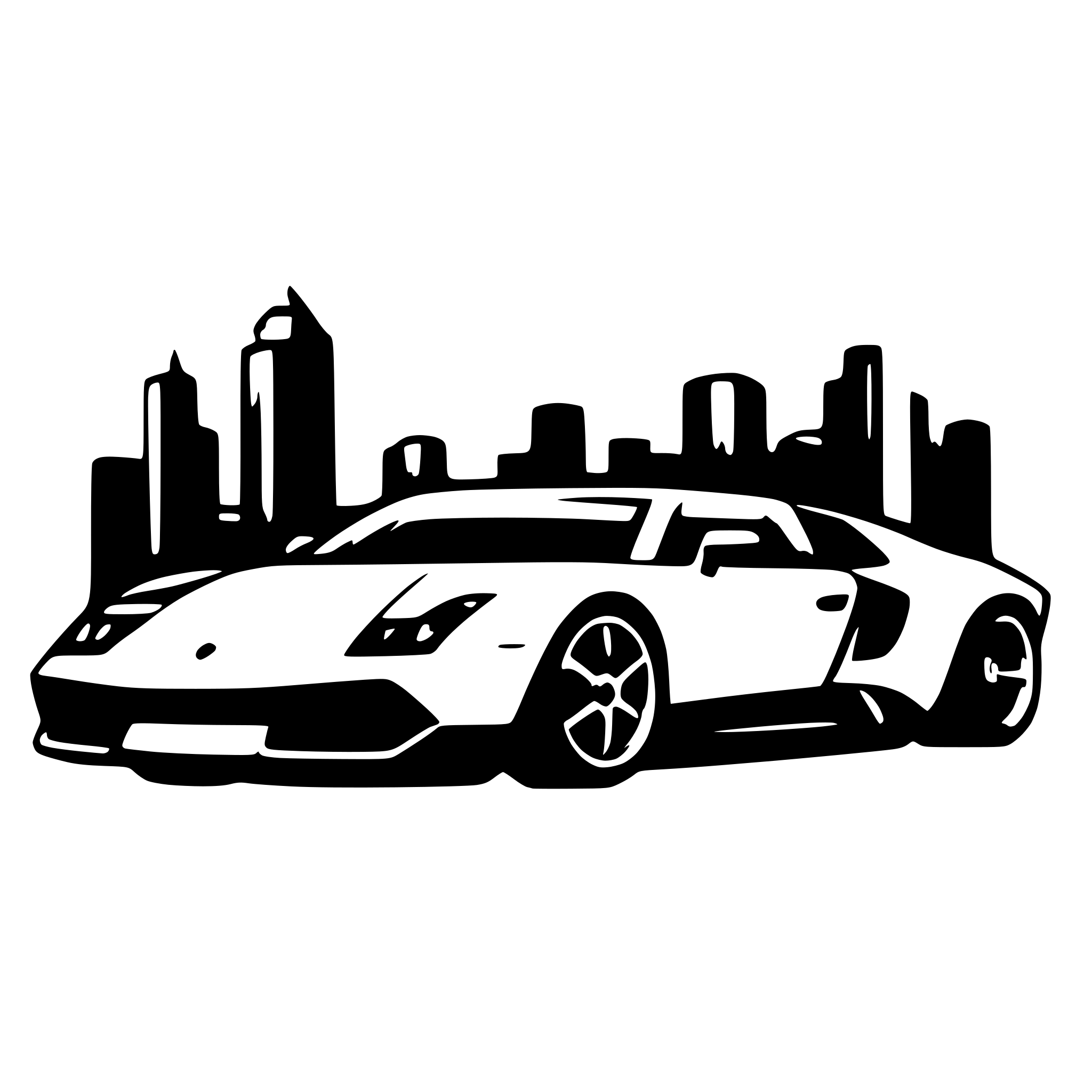 AI-generated SVG of 'lamborgini side view'