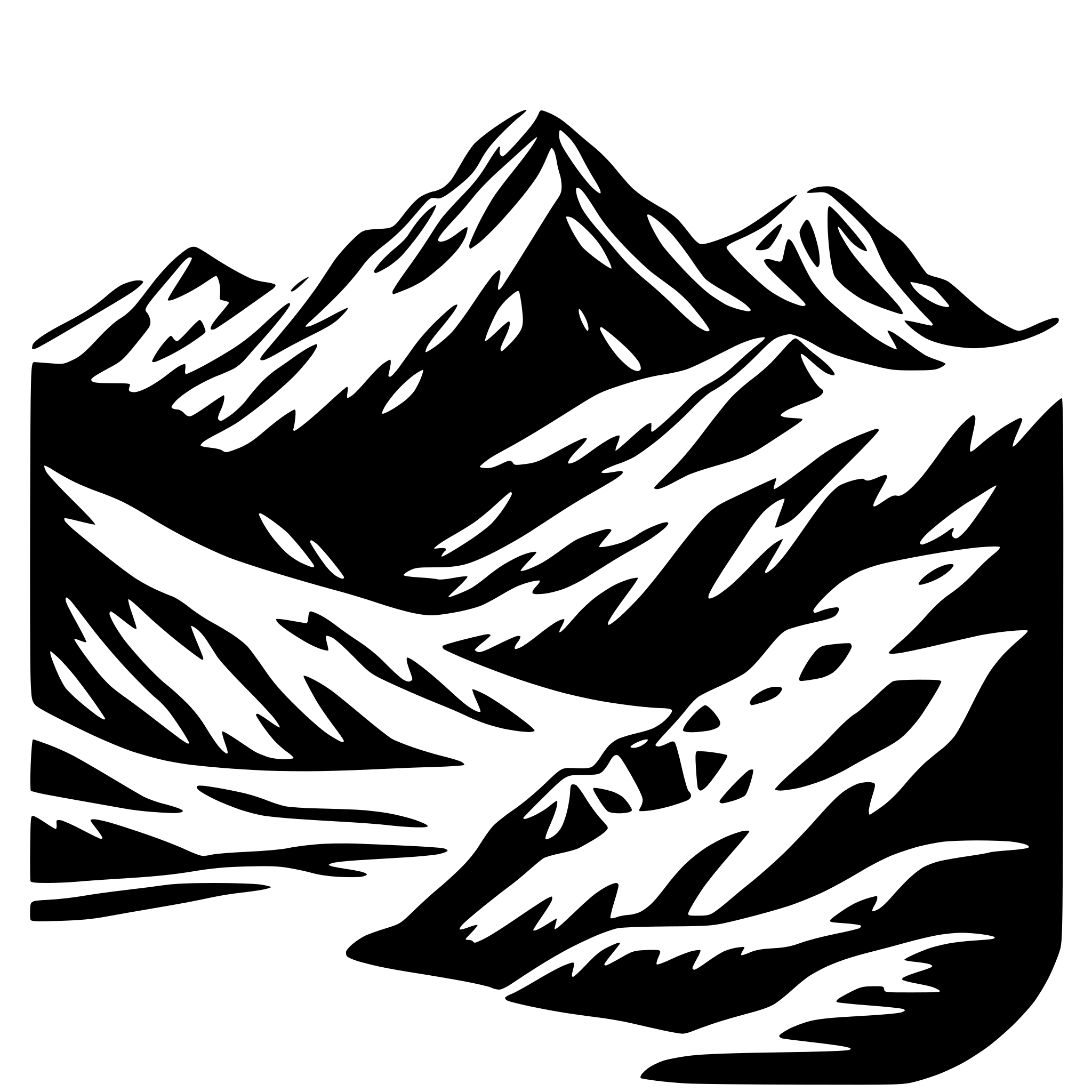 AI-generated SVG of a glacier favicon