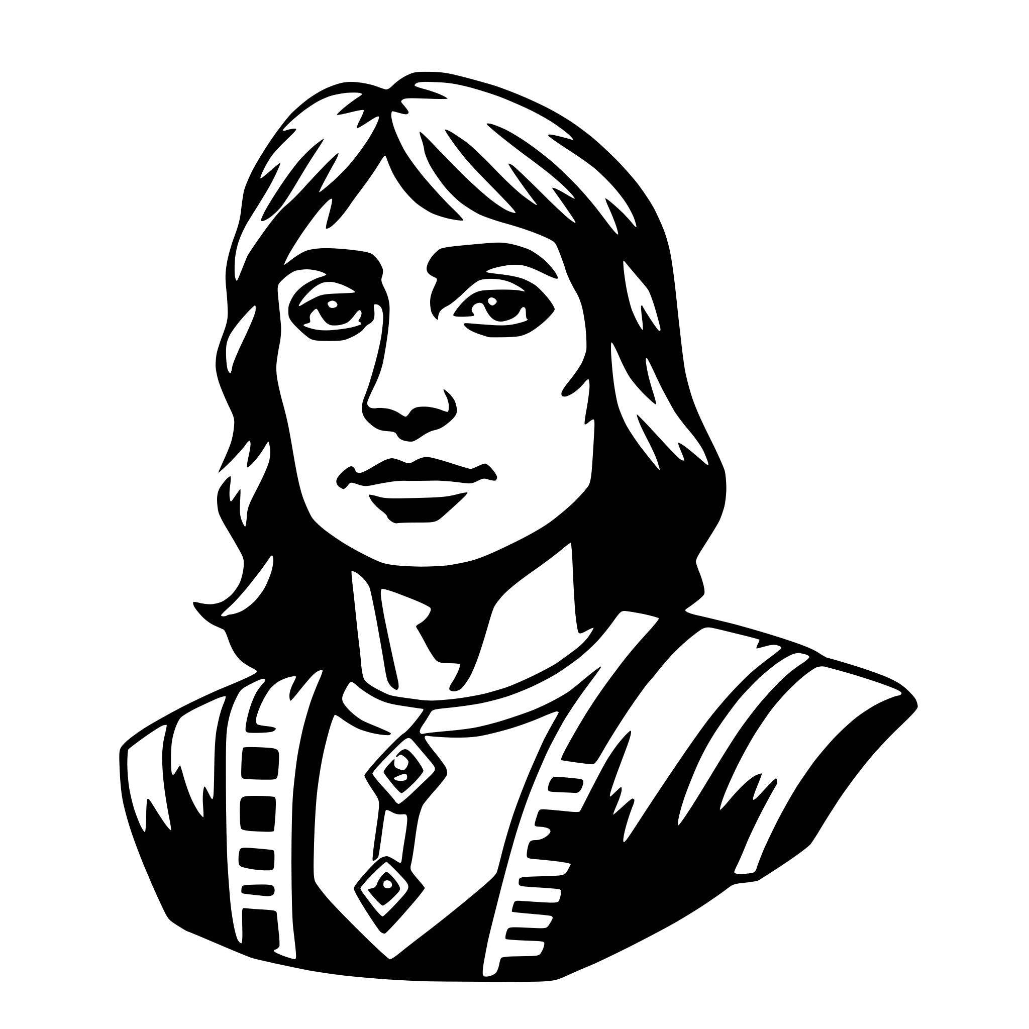 AI-generated SVG of 'chalchiuhtlicue'