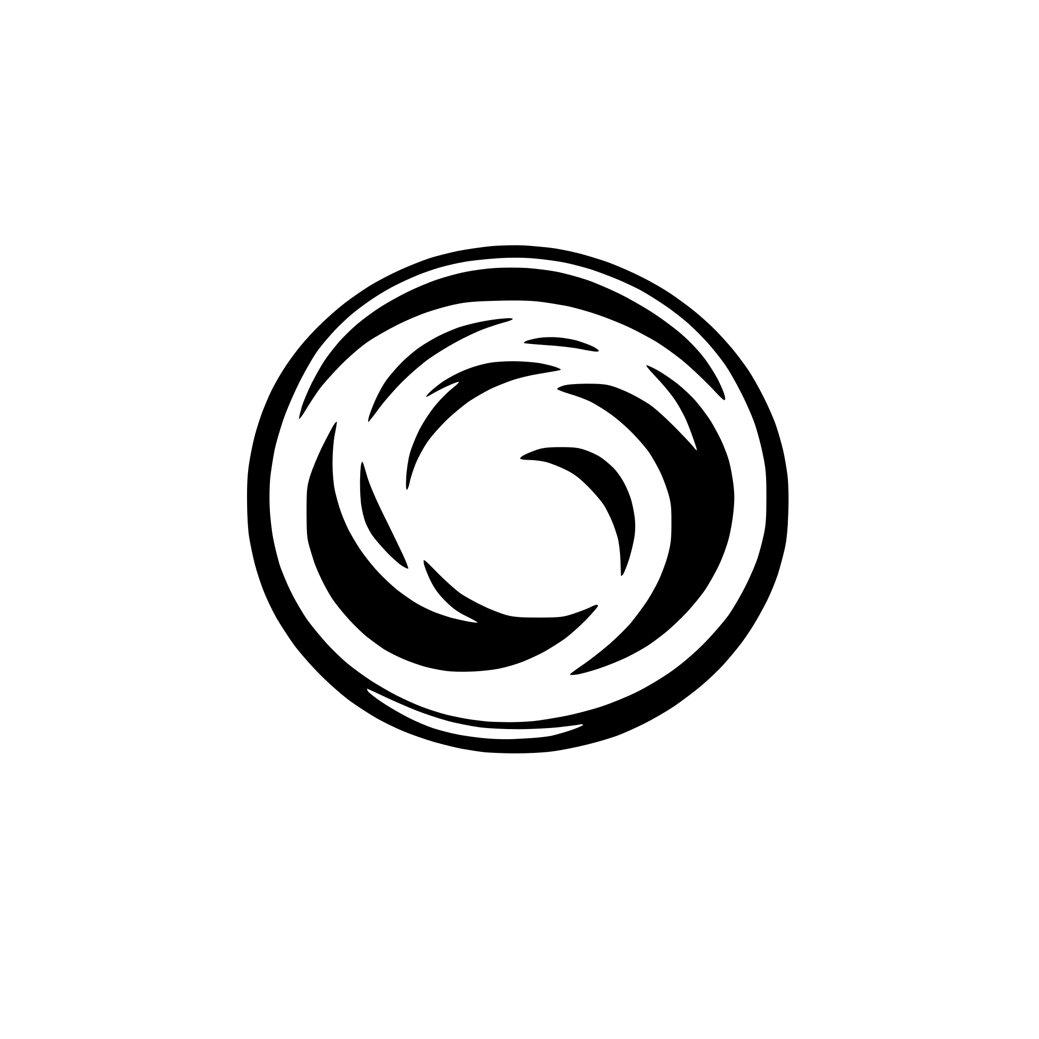 AI-generated SVG of a abstract waves forming a circle
