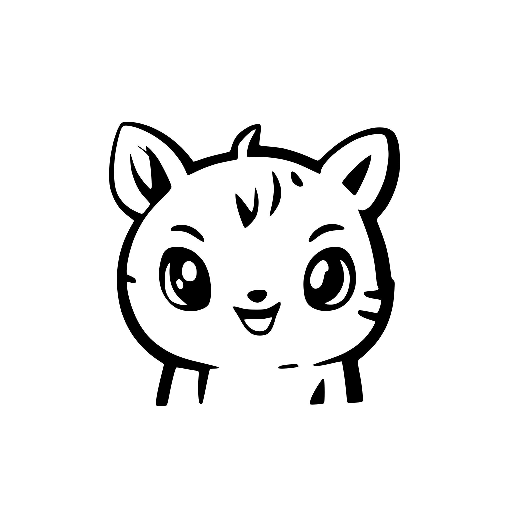 AI-generated SVG of a cute animal