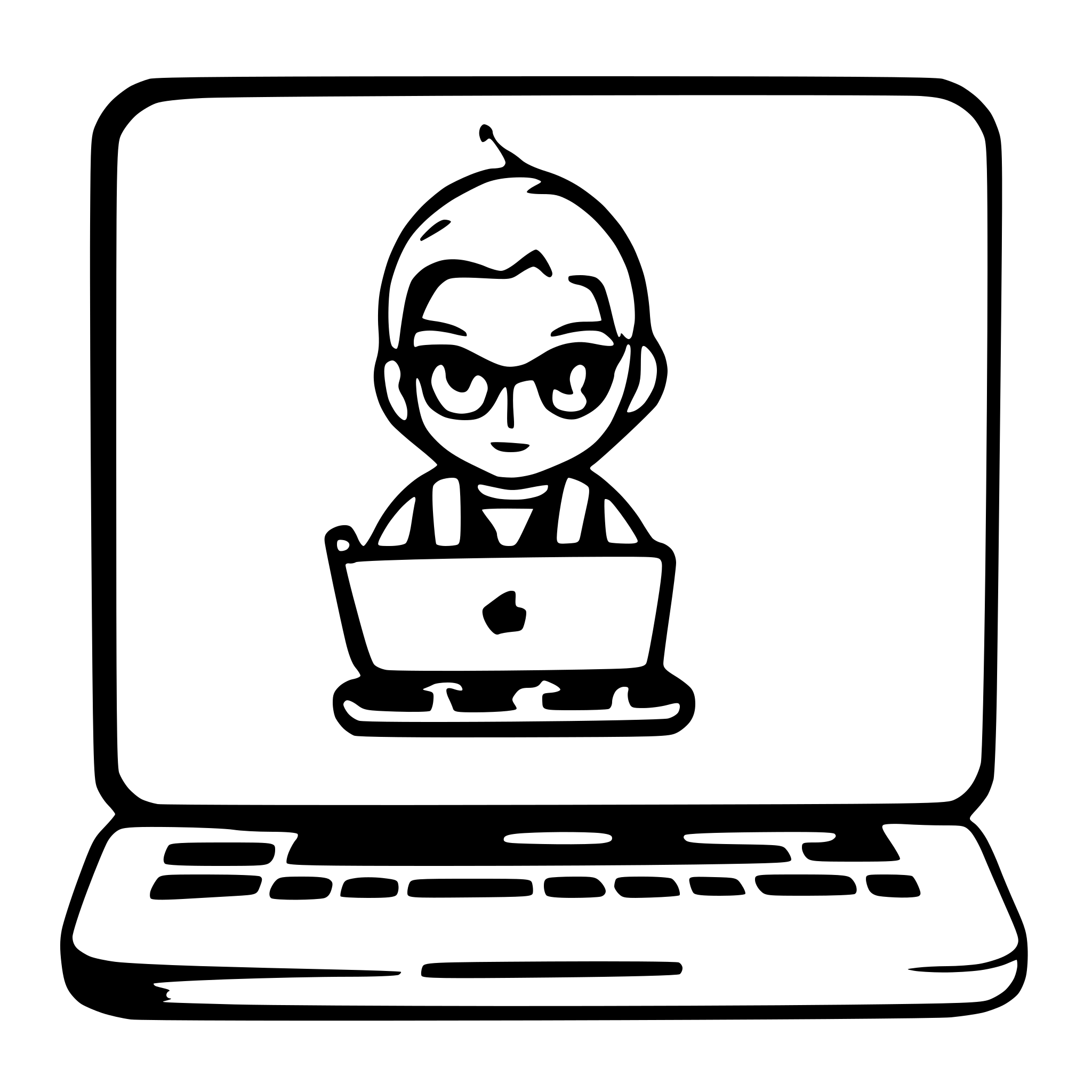 AI-generated SVG of 'A code editor on a macbook pro'