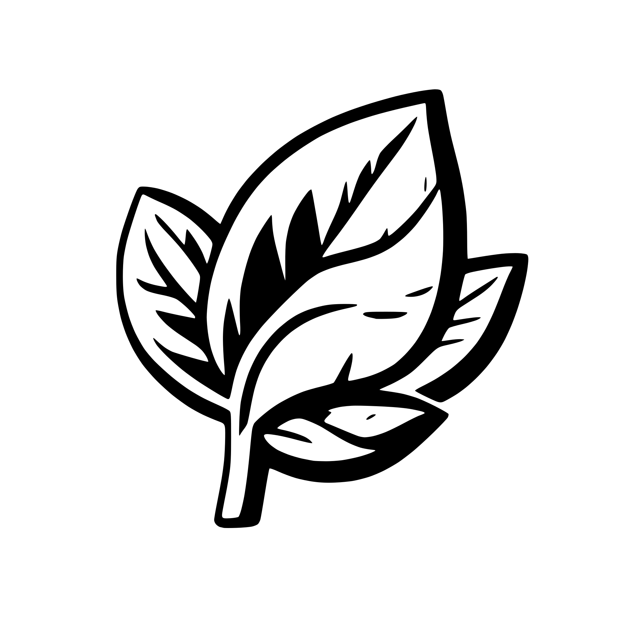 AI-generated SVG of a leaf