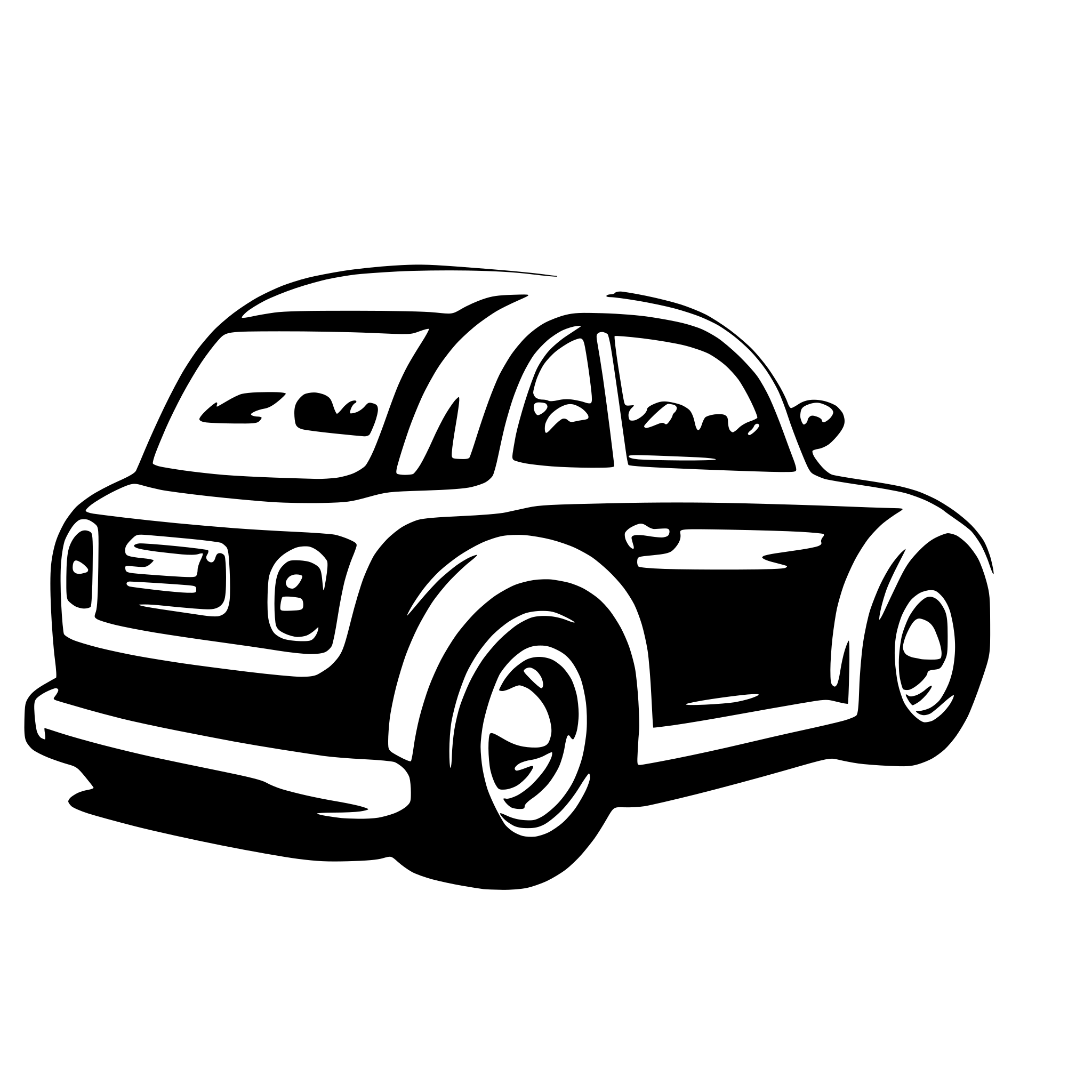 AI-generated SVG of a Intelligent car