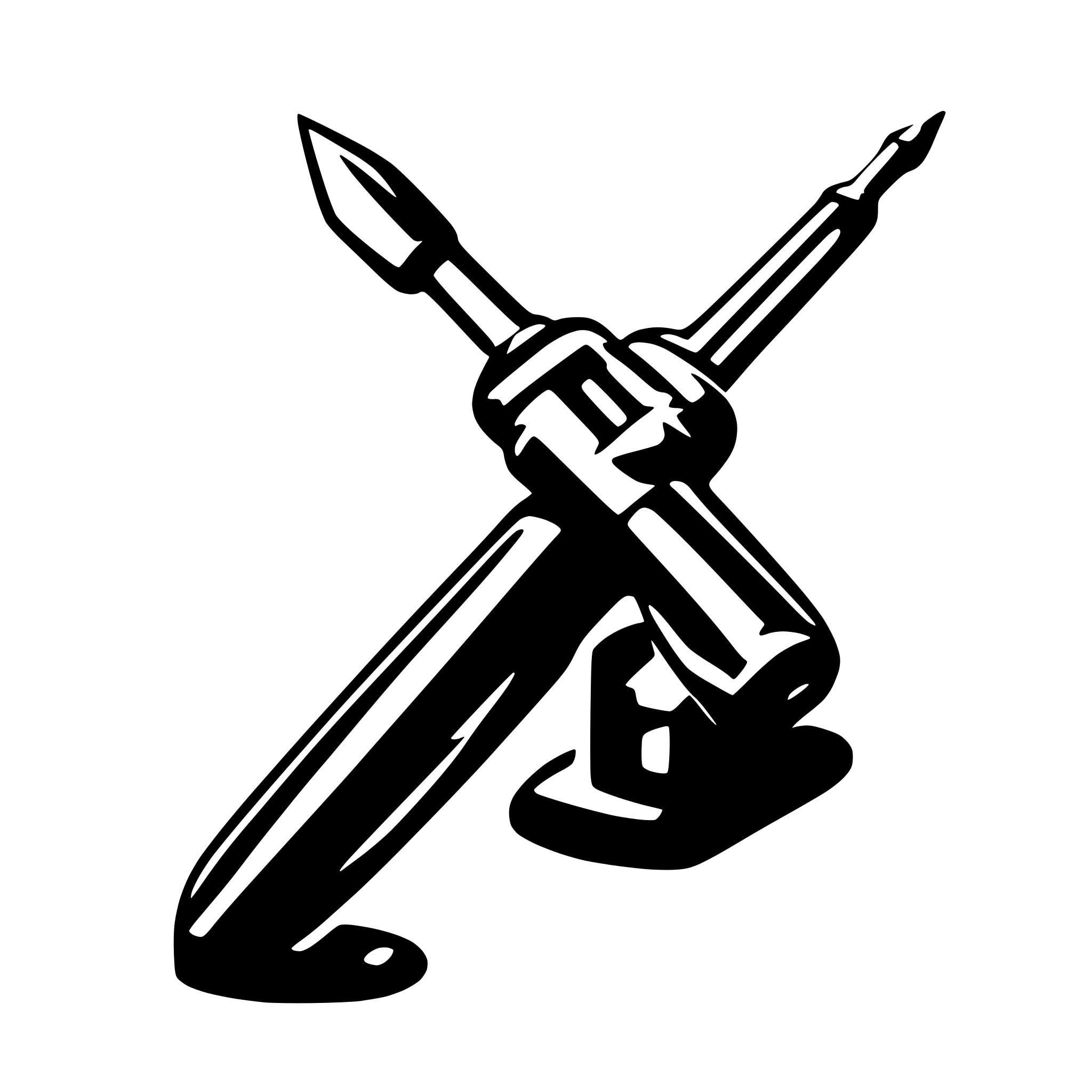 AI-generated SVG of a screwdriver